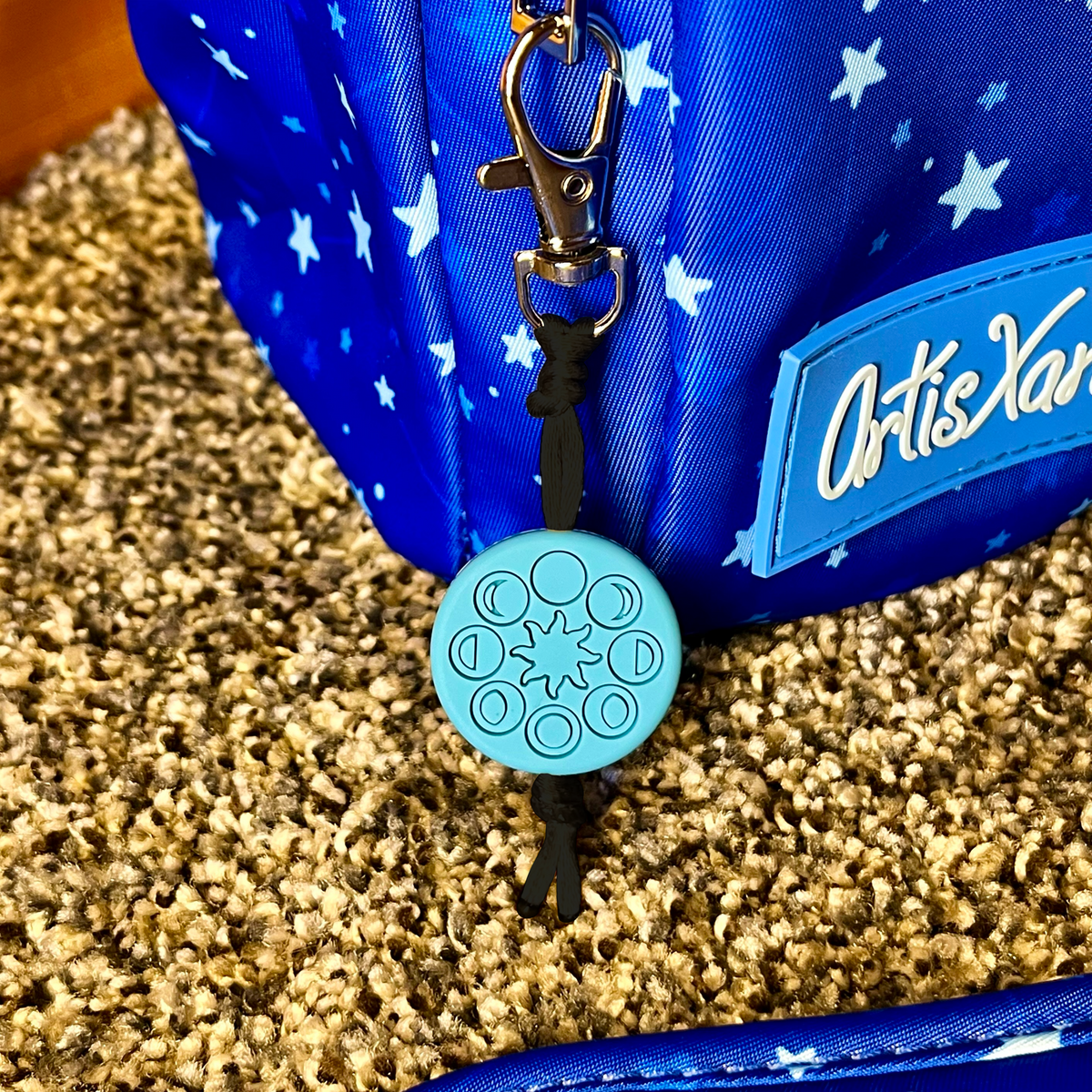 Star Water Bottle Bag with Fidget Zipper Pull