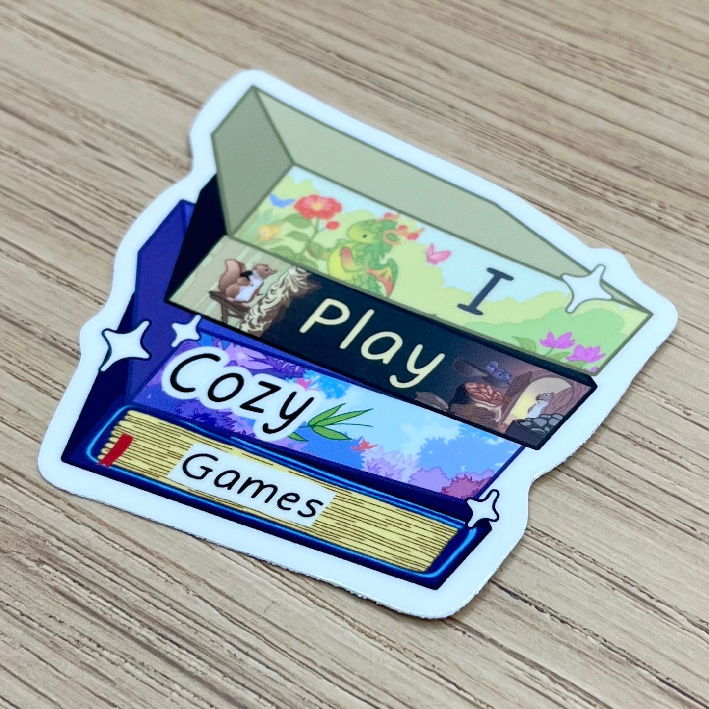 Cozy Board Games Sticker