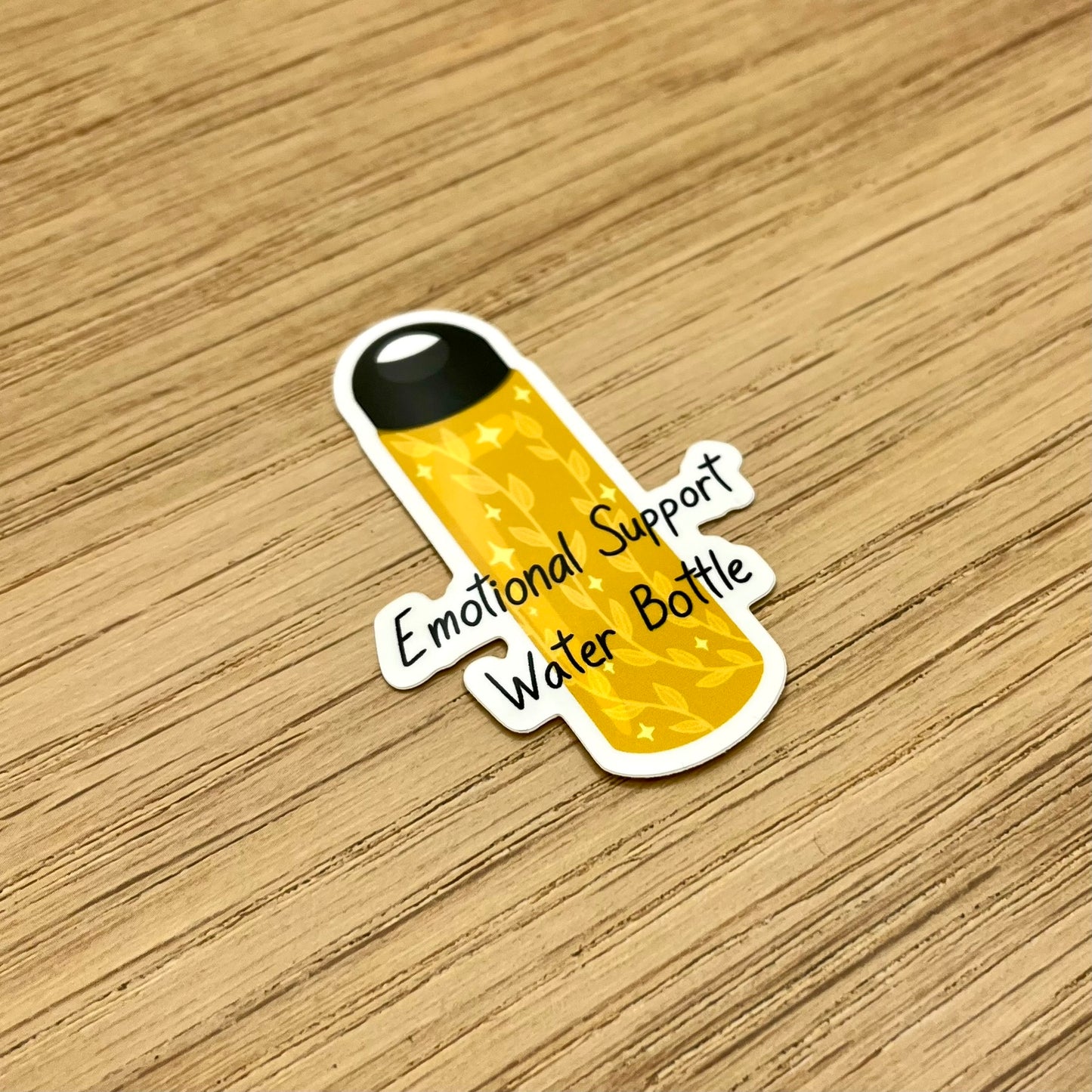 Emotional Support Water Bottle Sticker