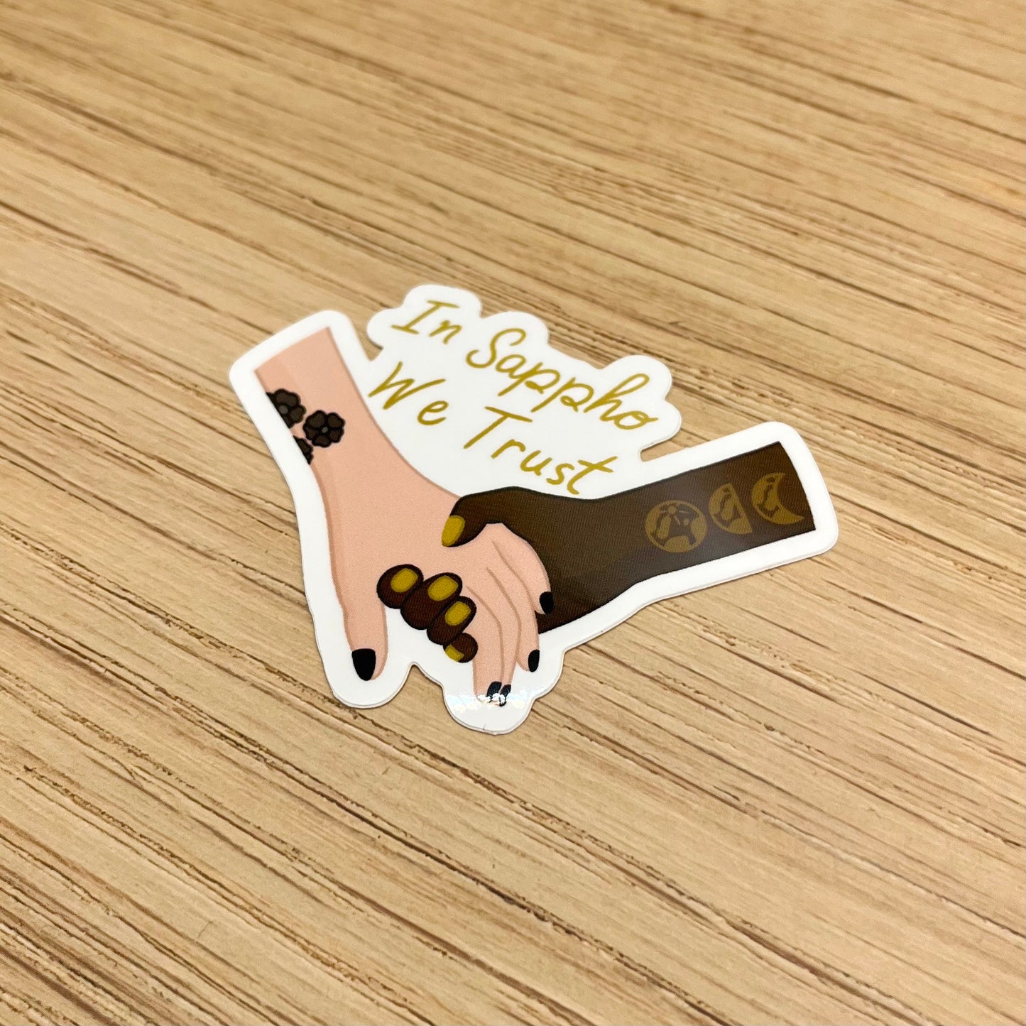 In Sappho We Trust Sticker