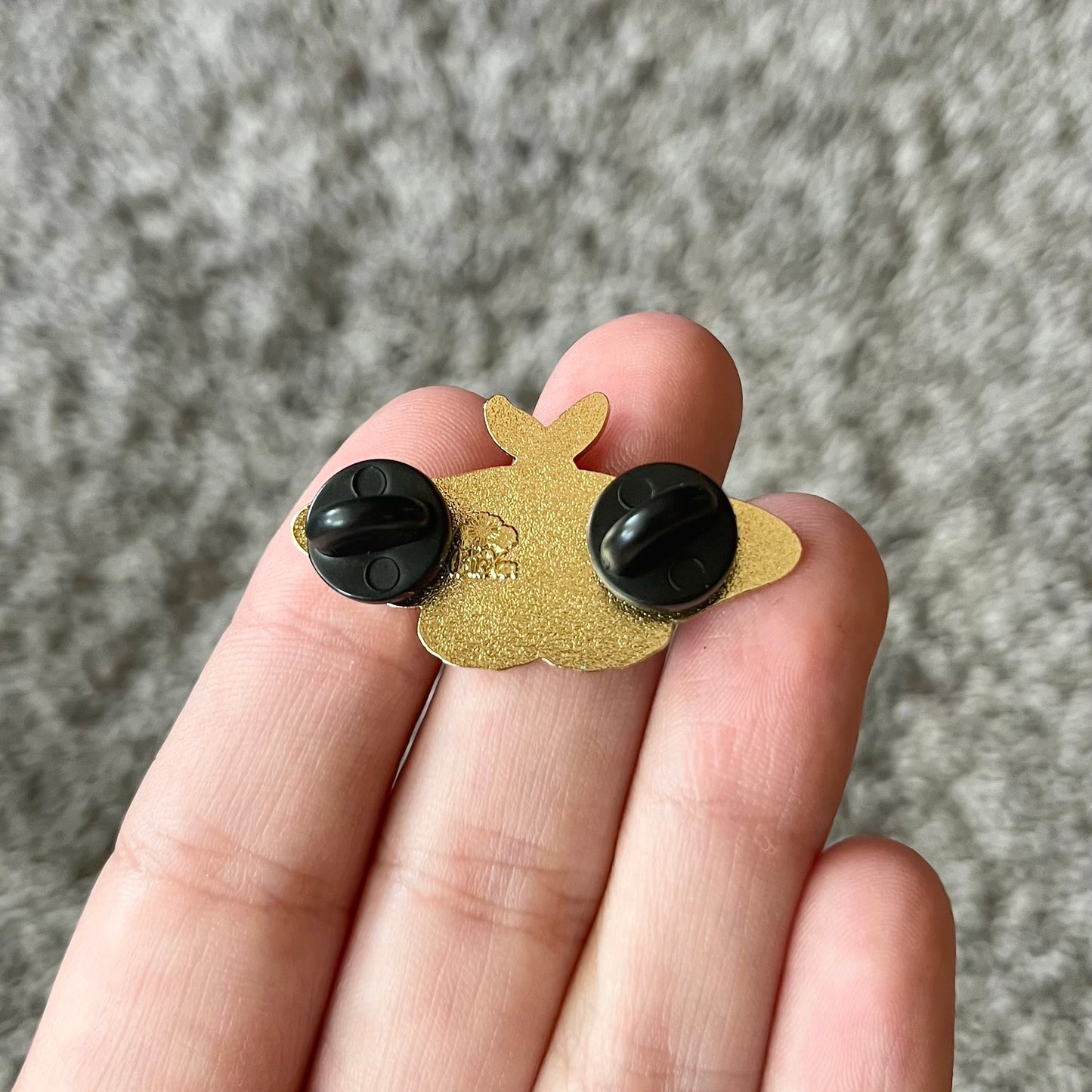Emperor Moth Enamel Pin
