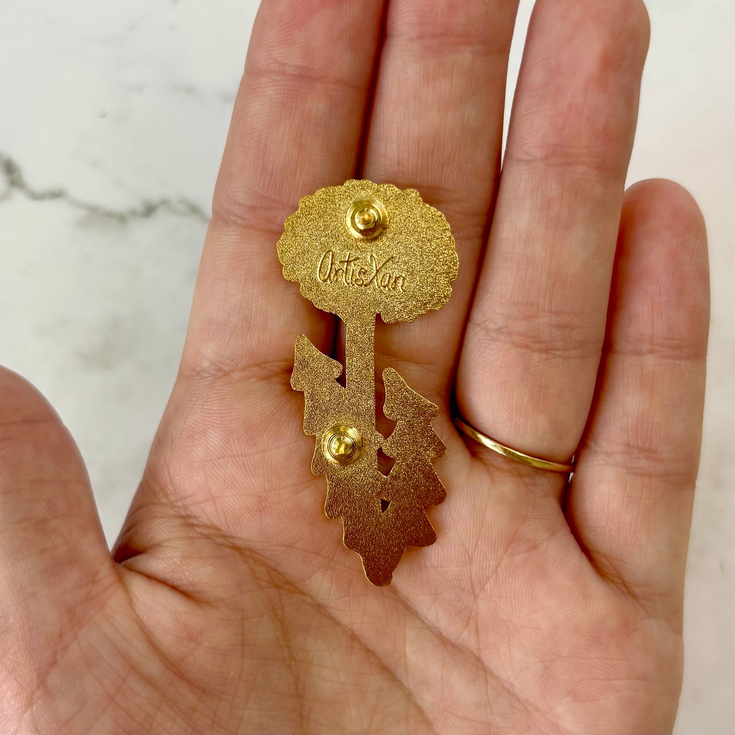 Yellow Dandelion Enamel Pin