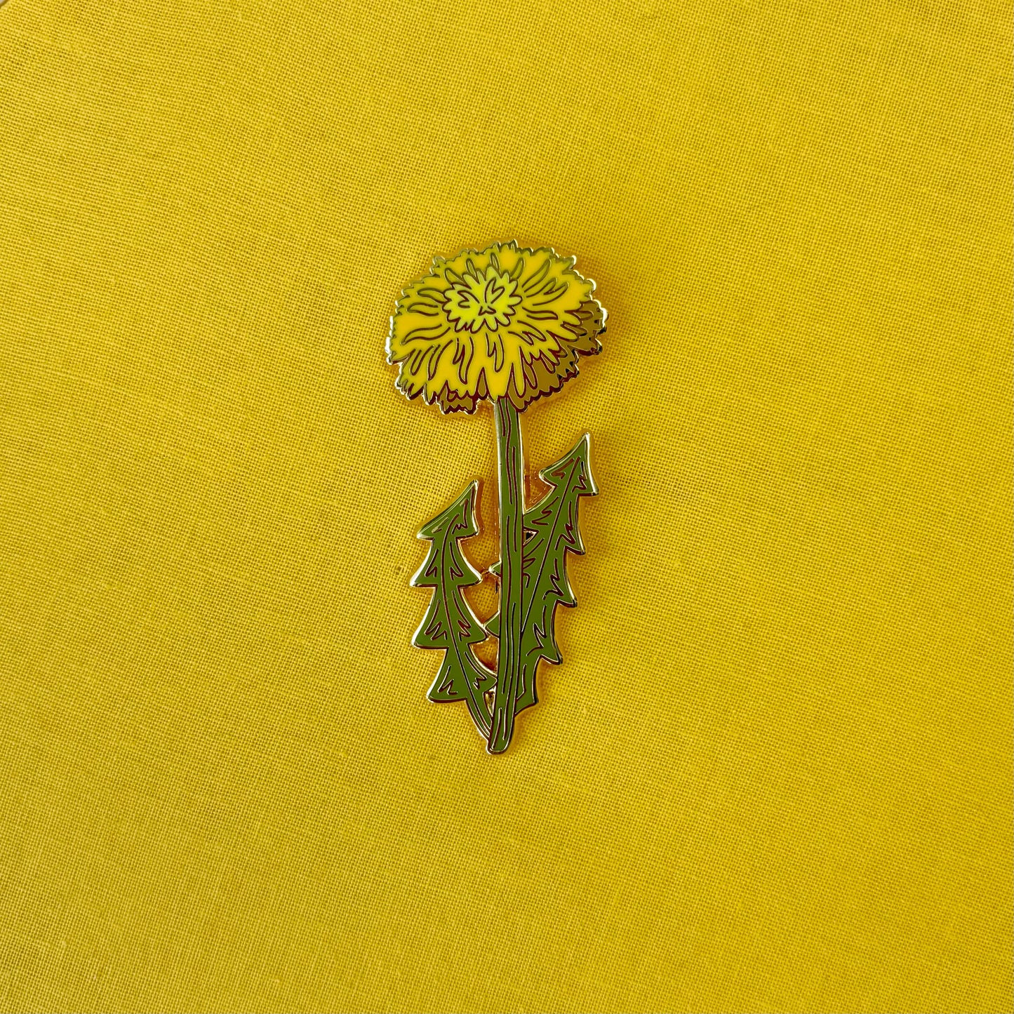 Yellow Dandelion Enamel Pin