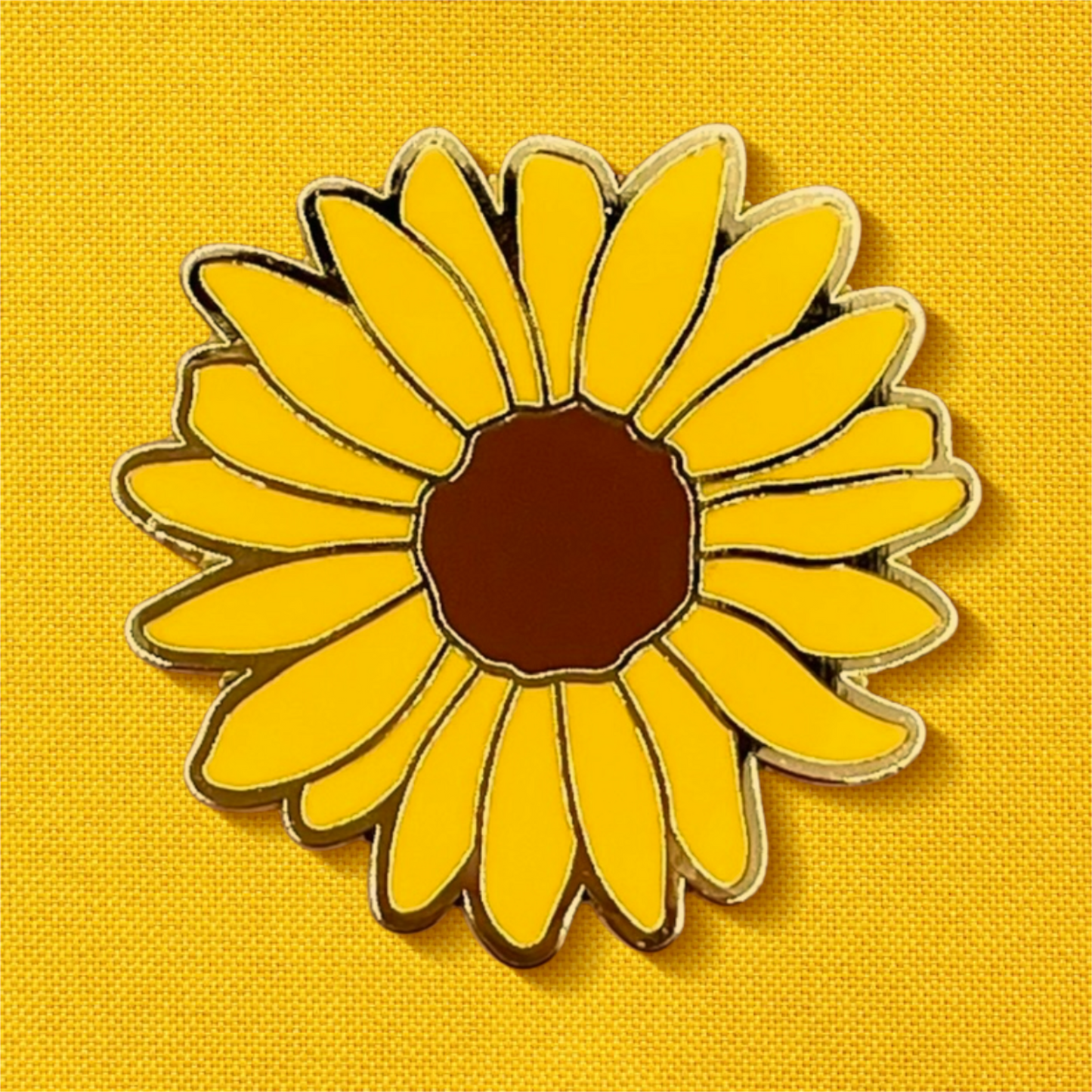 Sunflower Enamel Pin