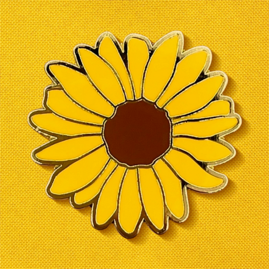 Sunflower Enamel Pin