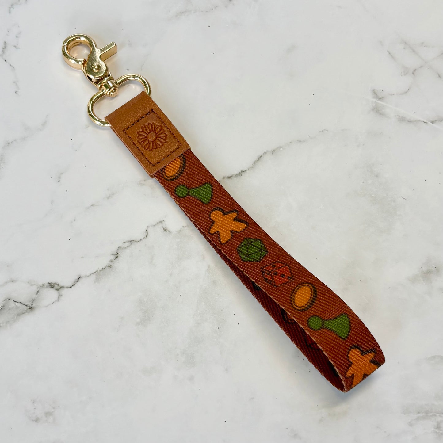 Brown Game Lanyard