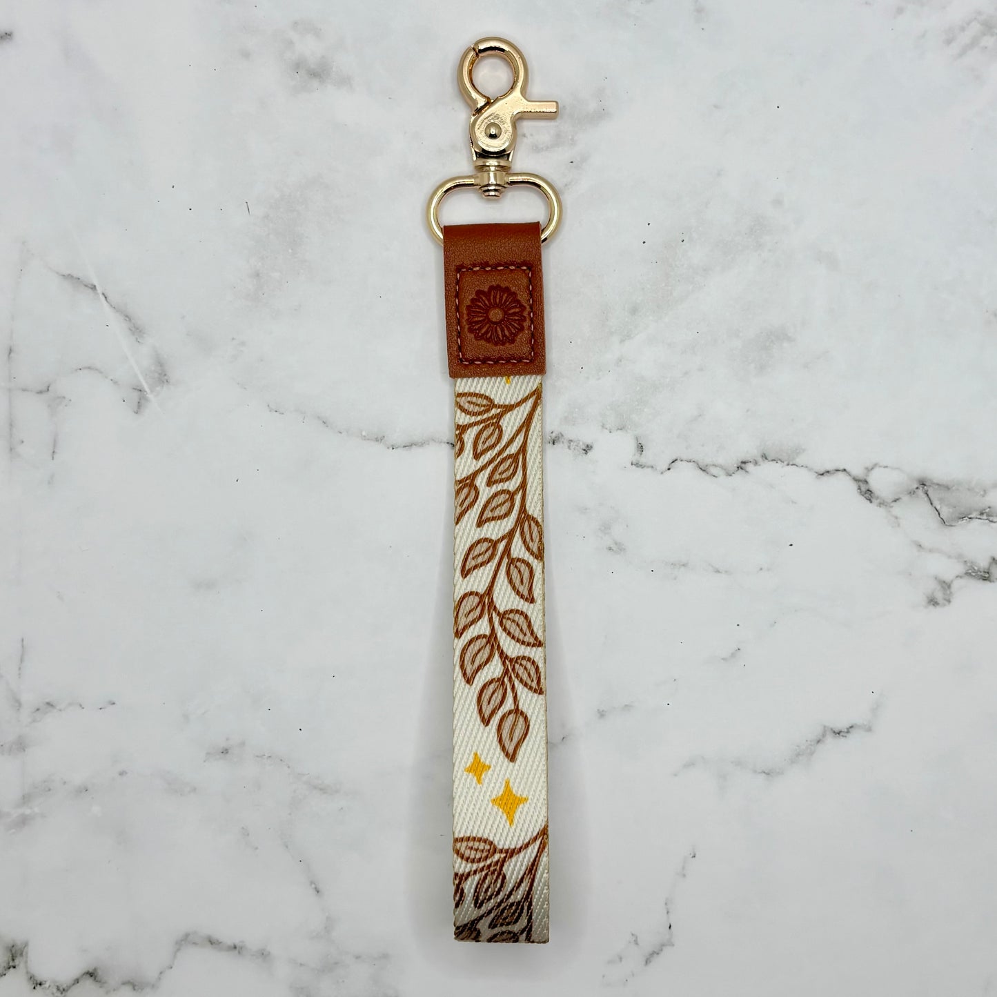 Ivory Leafy Lanyard