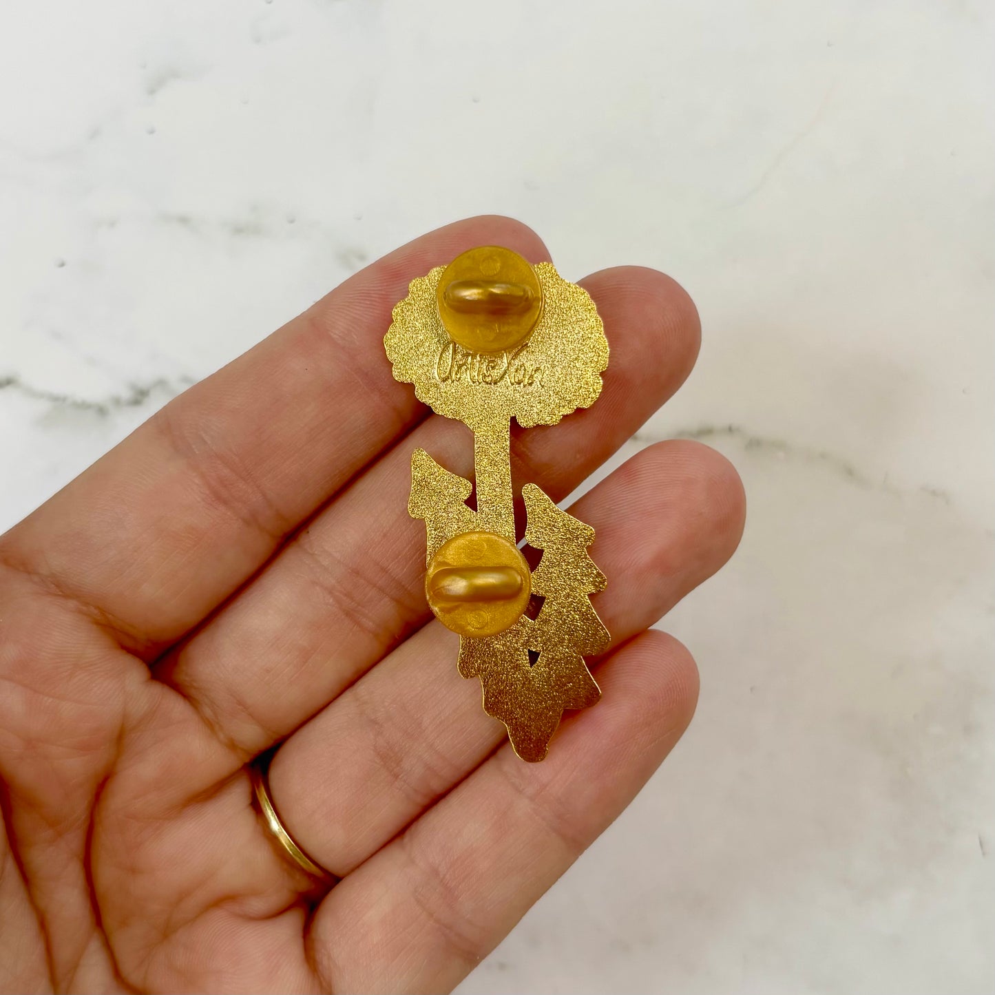 Yellow Dandelion Enamel Pin