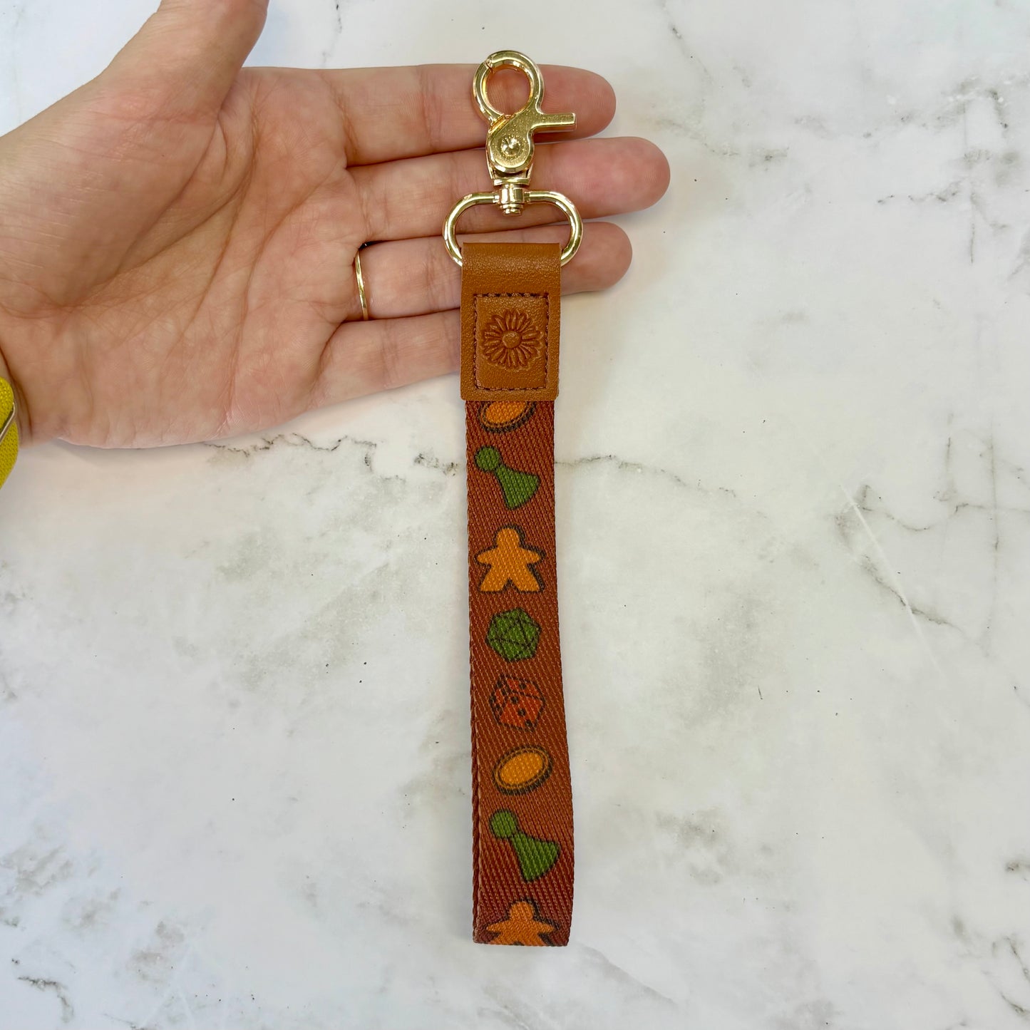 Brown Game Lanyard