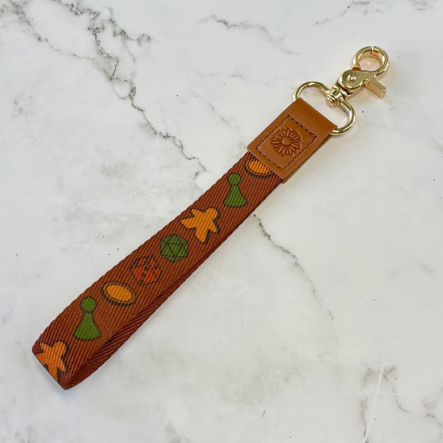Brown Game Lanyard