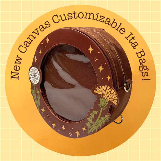PRE-ORDER: New Canvas Customizable Ita Bag (Base Bag Only)