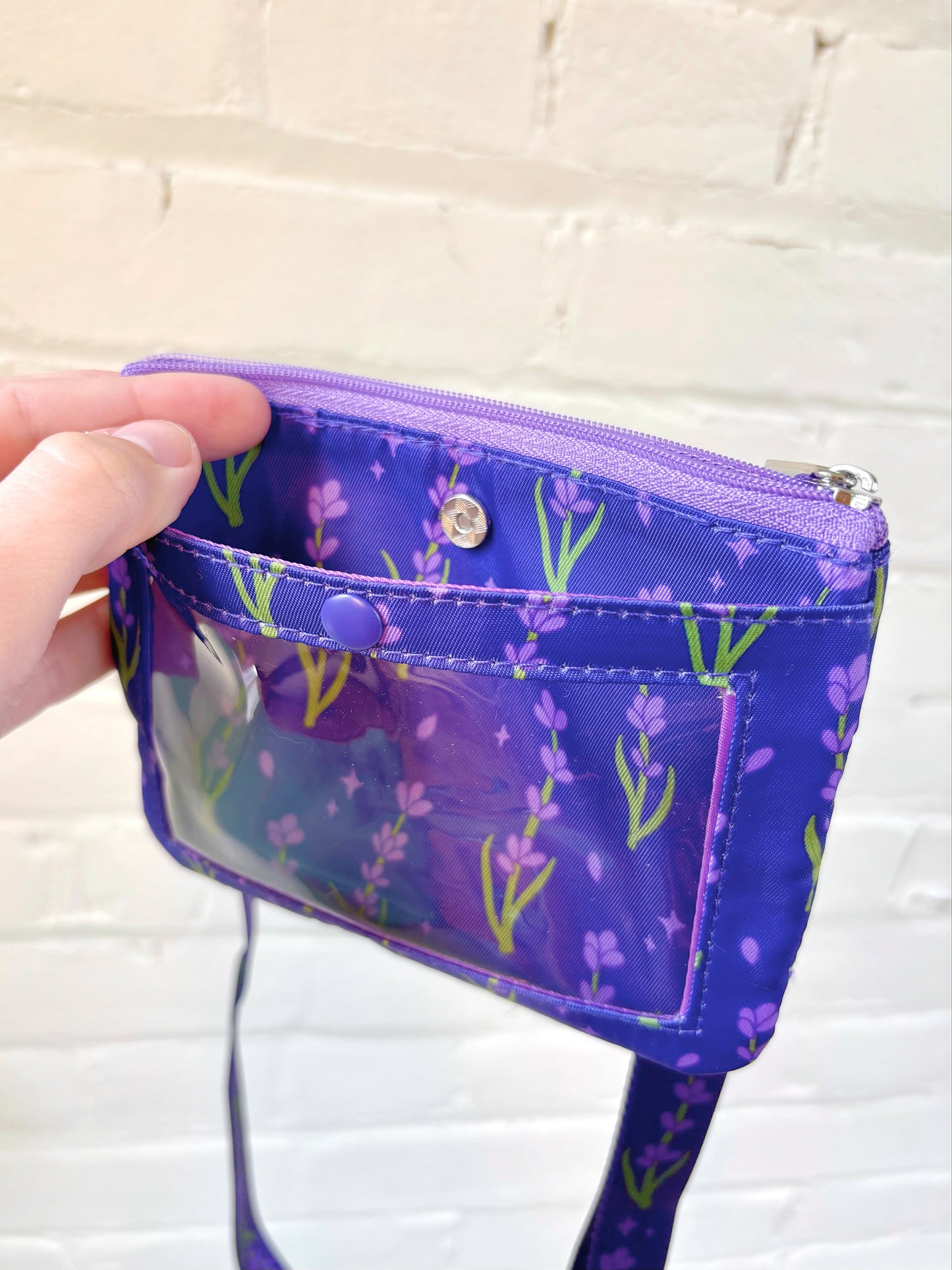 Lavender Badge Holder