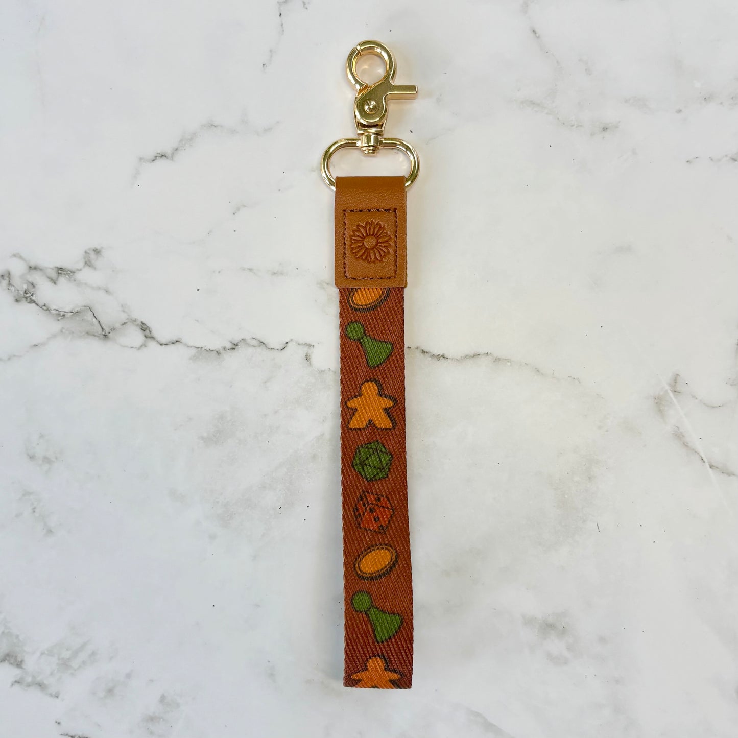 Brown Game Lanyard