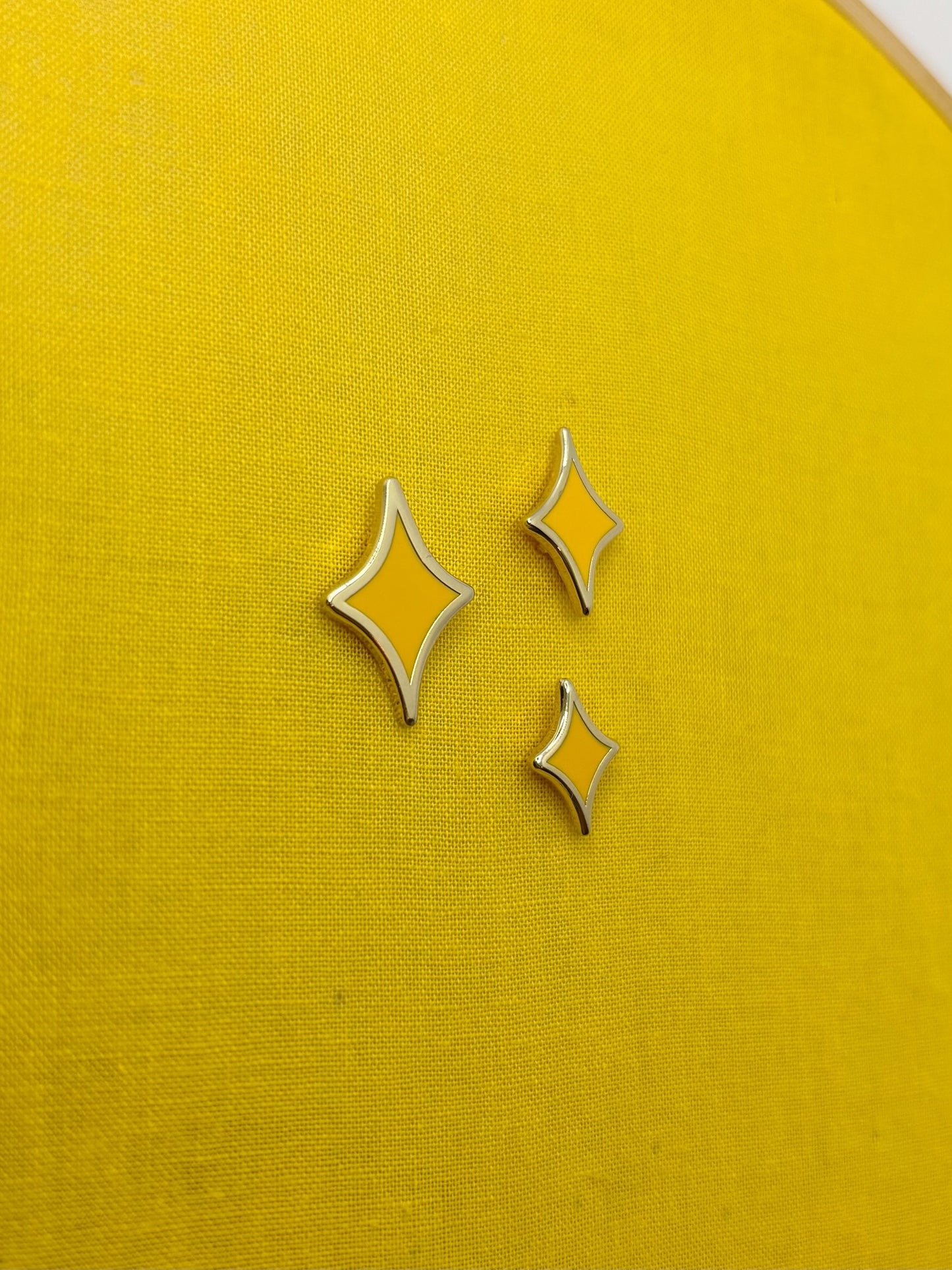 Mini Sparkle Enamel Pins