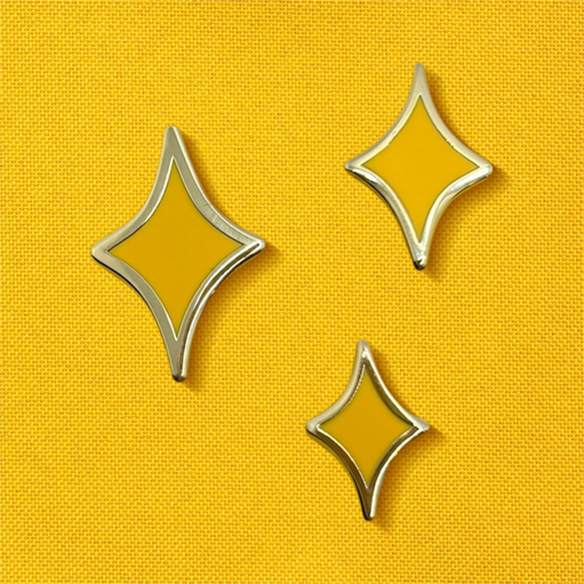 Mini Sparkle Enamel Pins