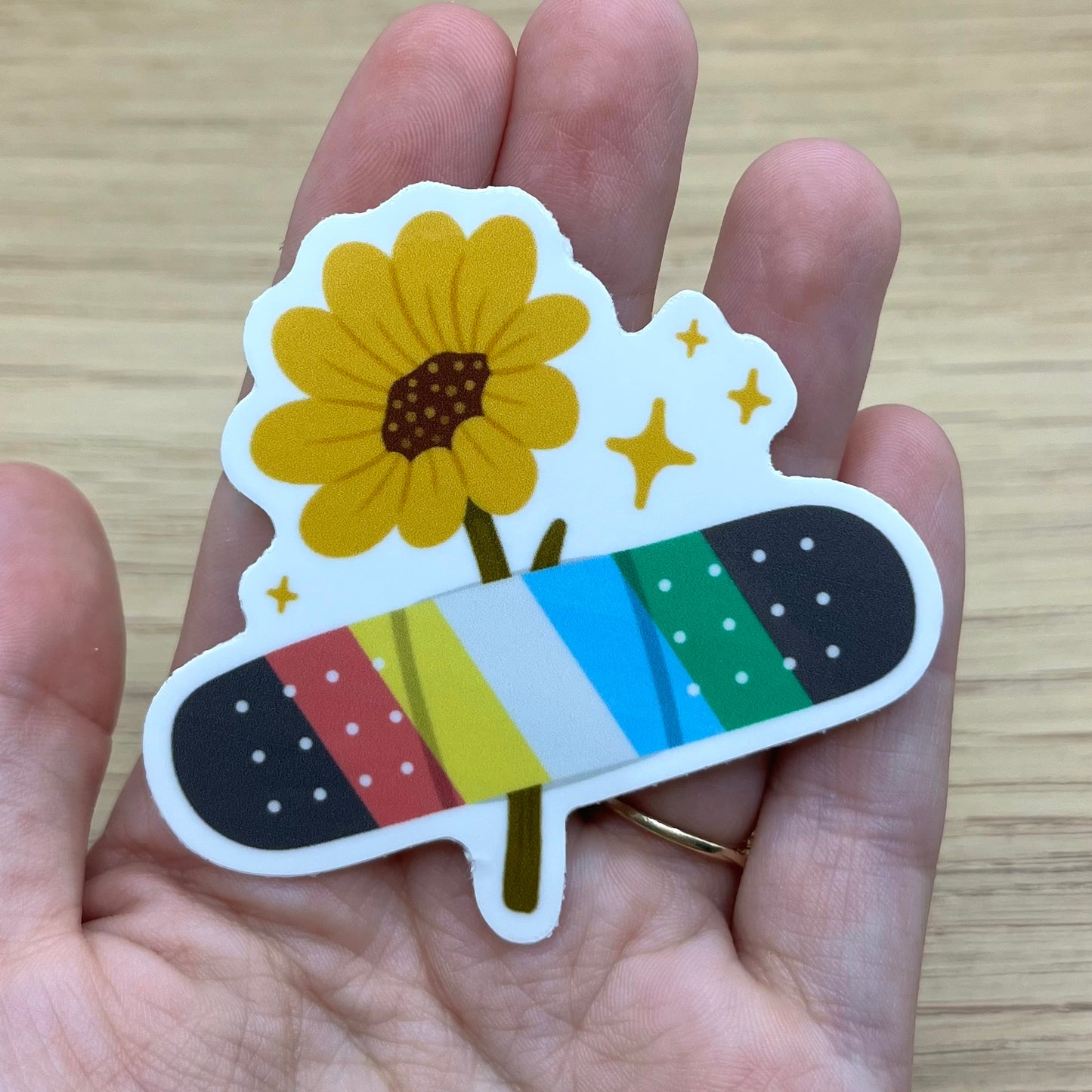 Sunflower Disability Bandage Sticker