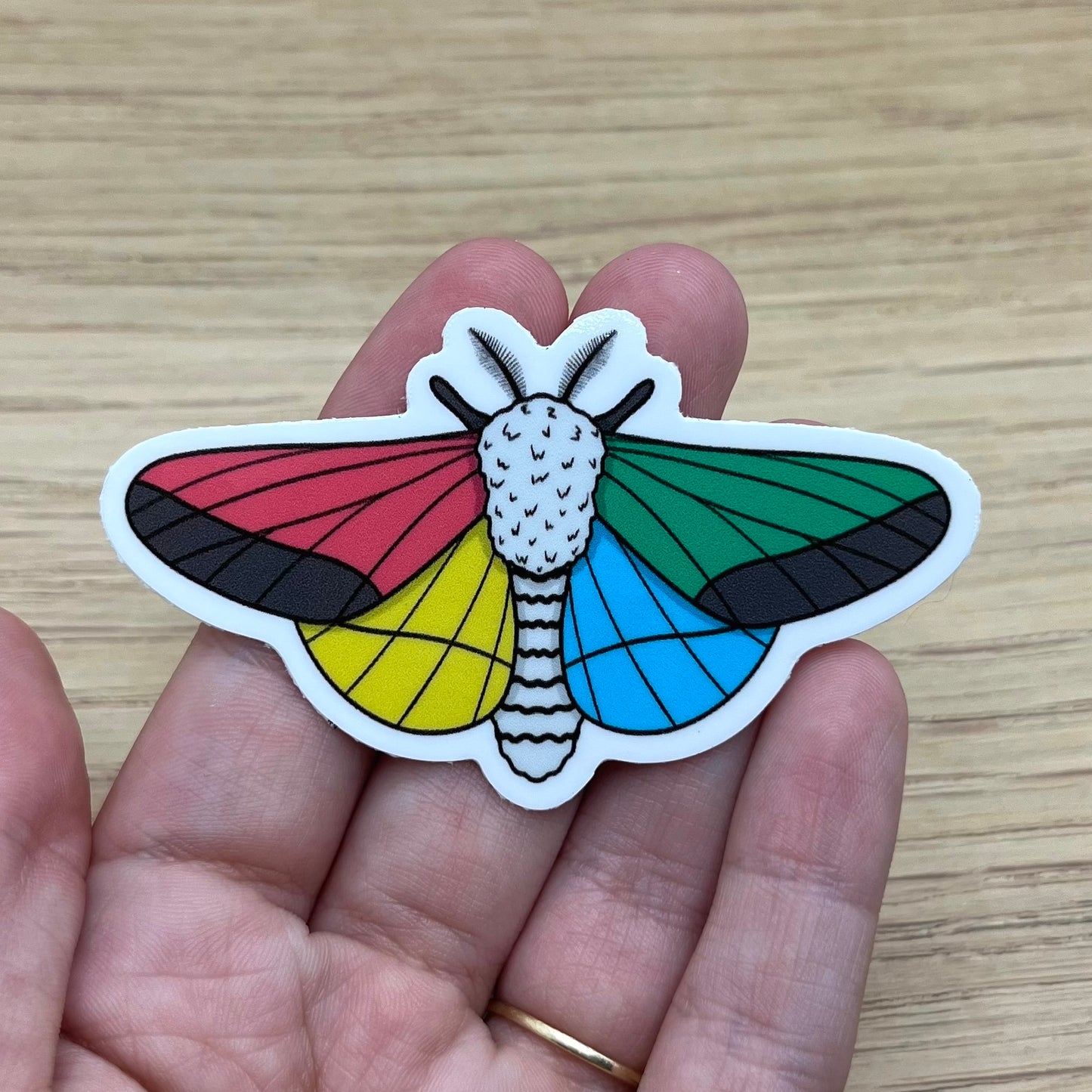 Disability Moth Sticker