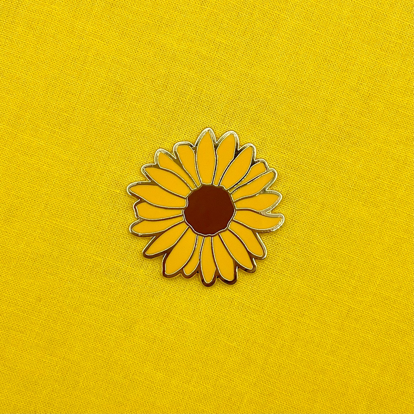 Sunflower Enamel Pin