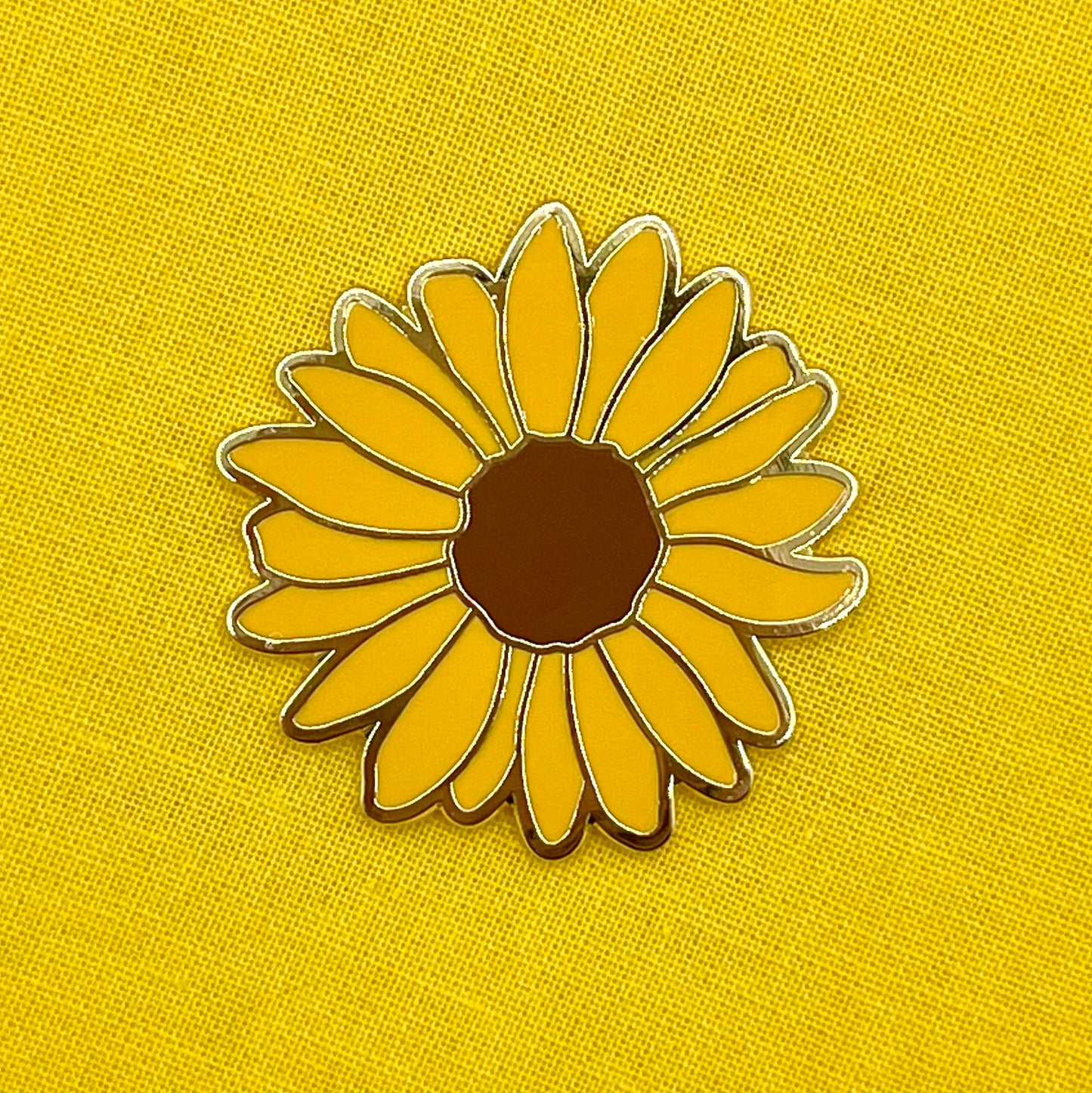 Sunflower Enamel Pin