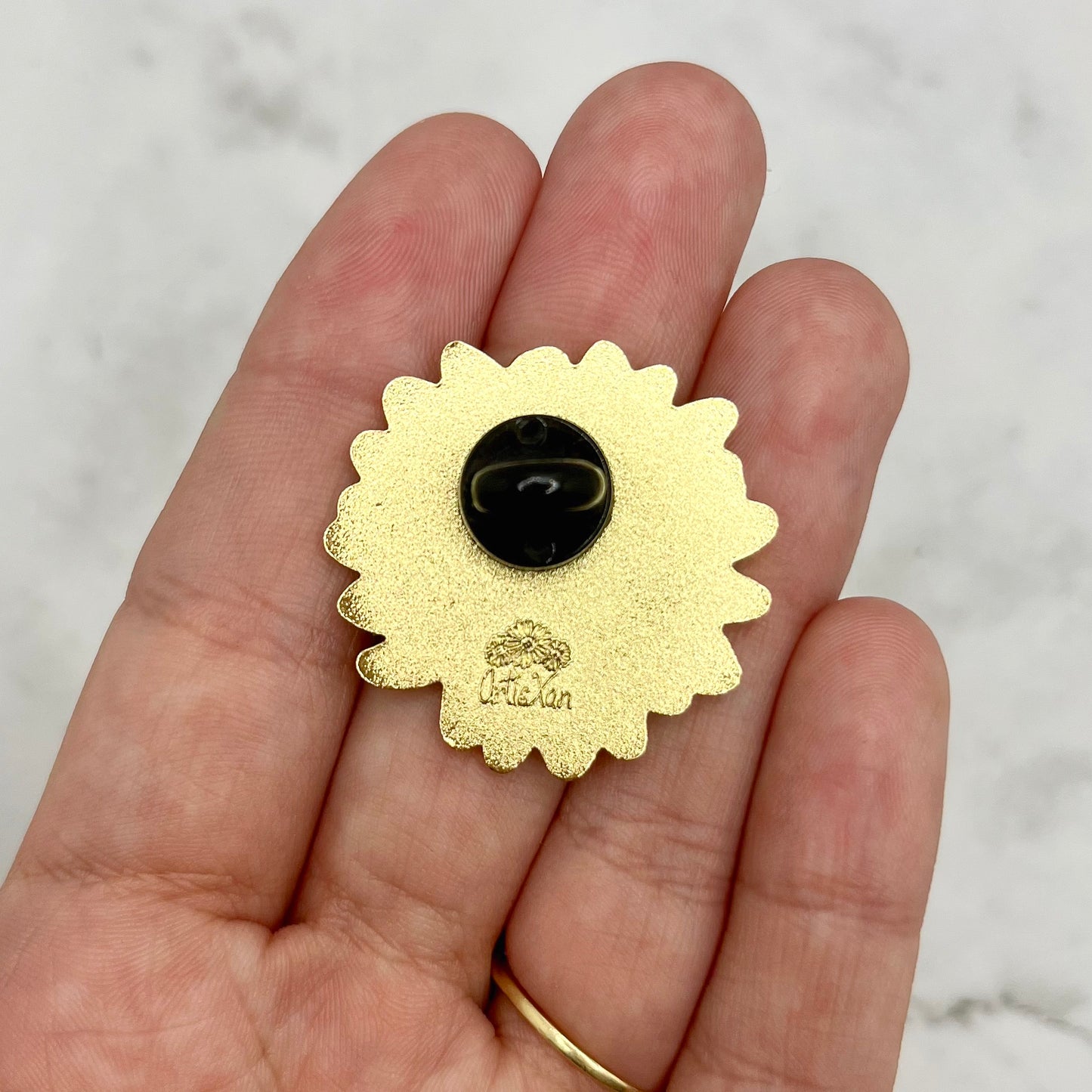 Sunflower Enamel Pin