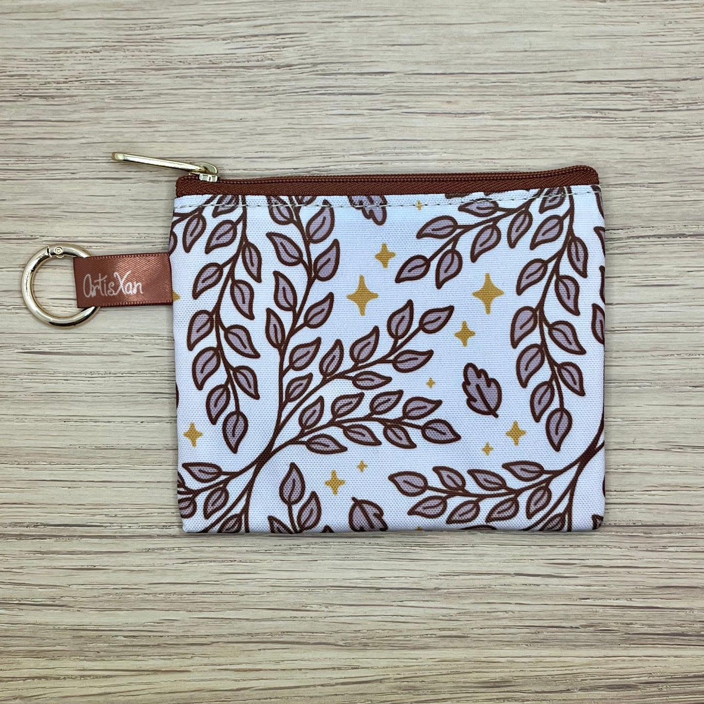 Ivory Leafy Essentials Bag