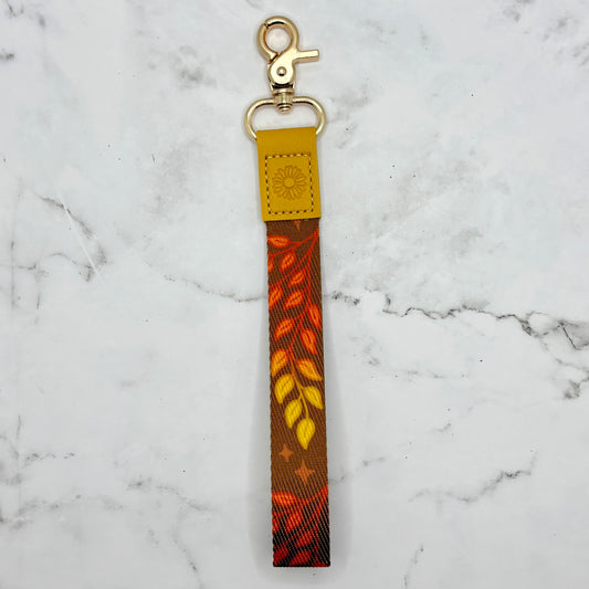 Autumn Leafy Lanyard