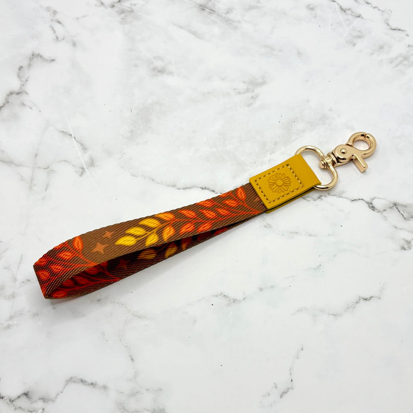 Autumn Leafy Lanyard
