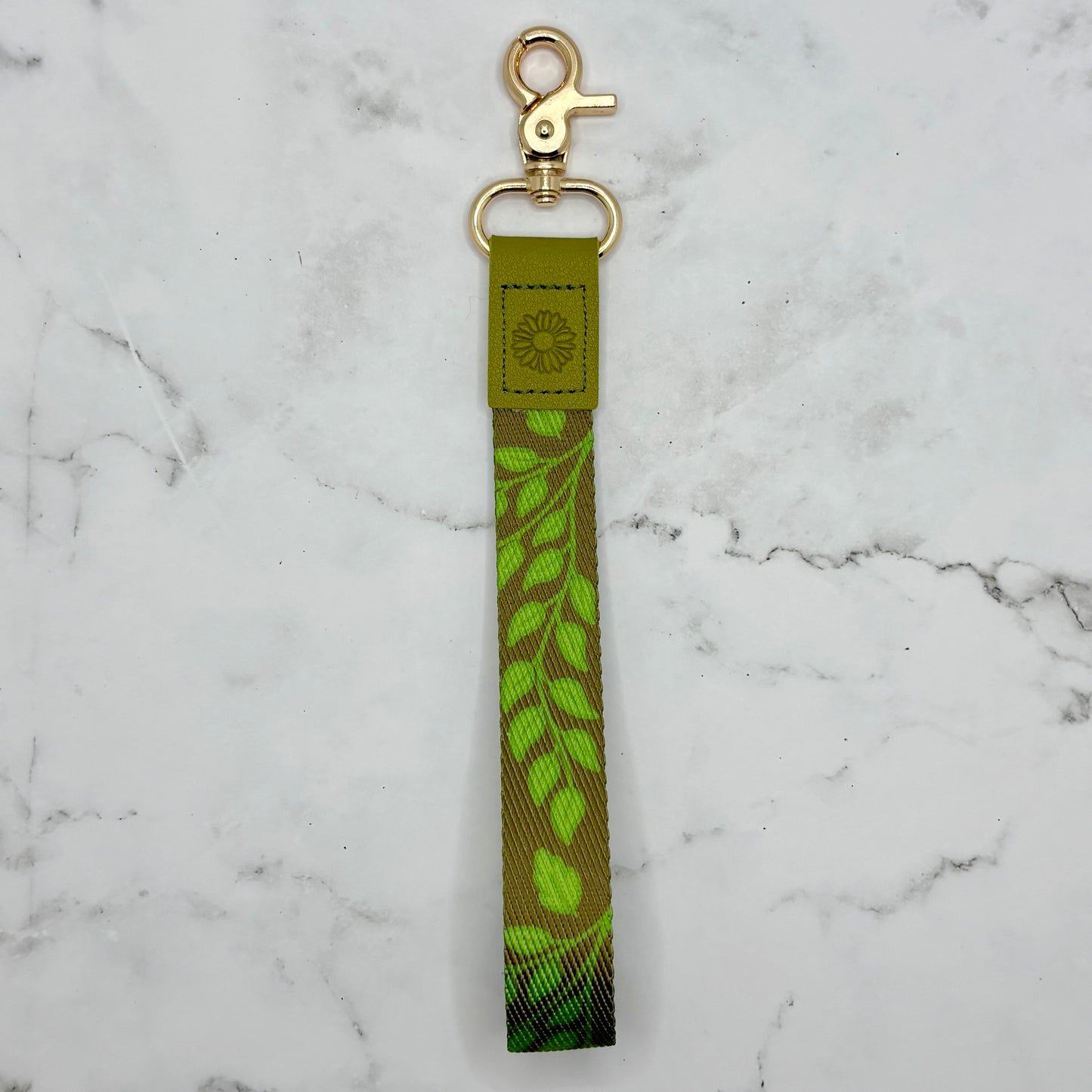 Green Leafy Lanyard