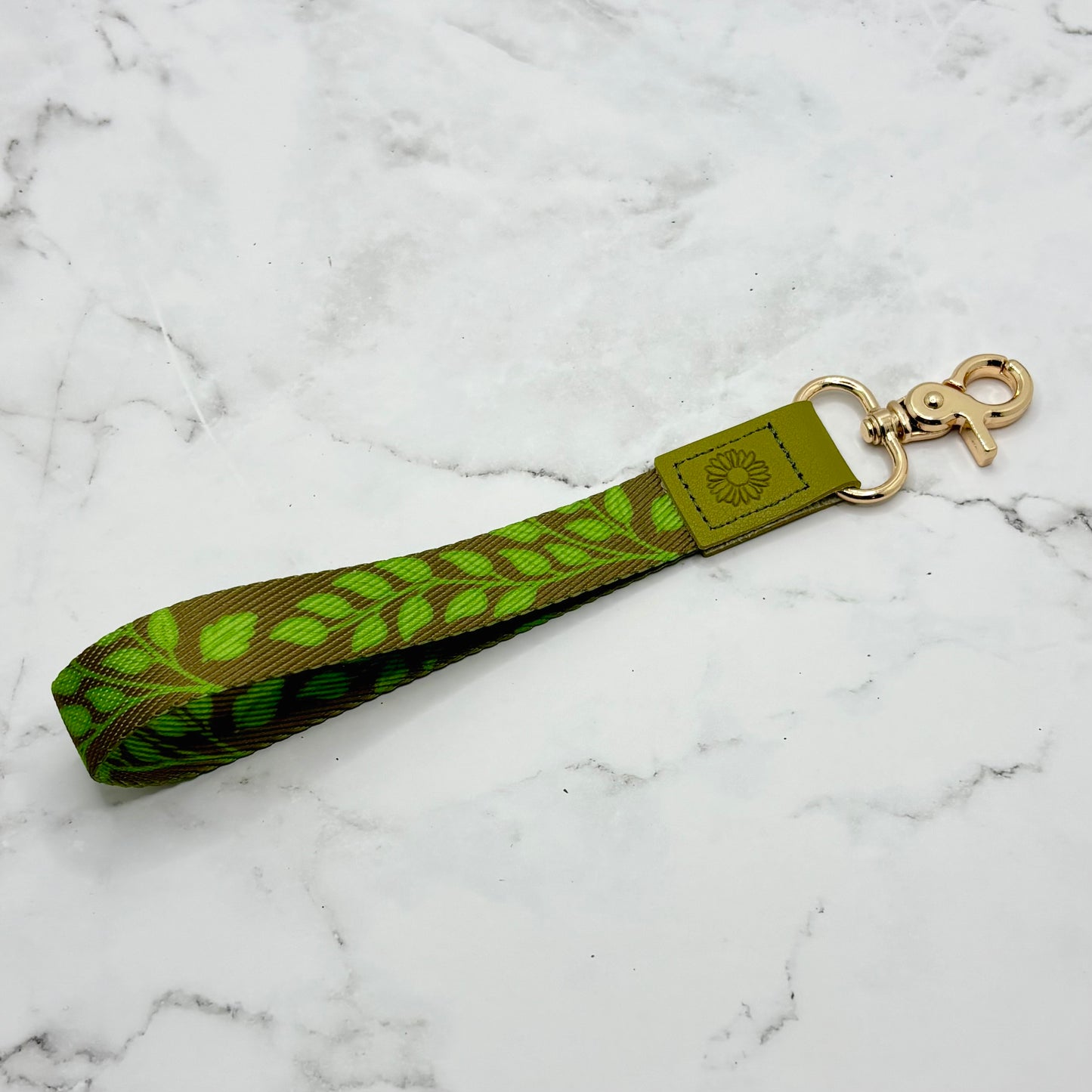 Green Leafy Lanyard