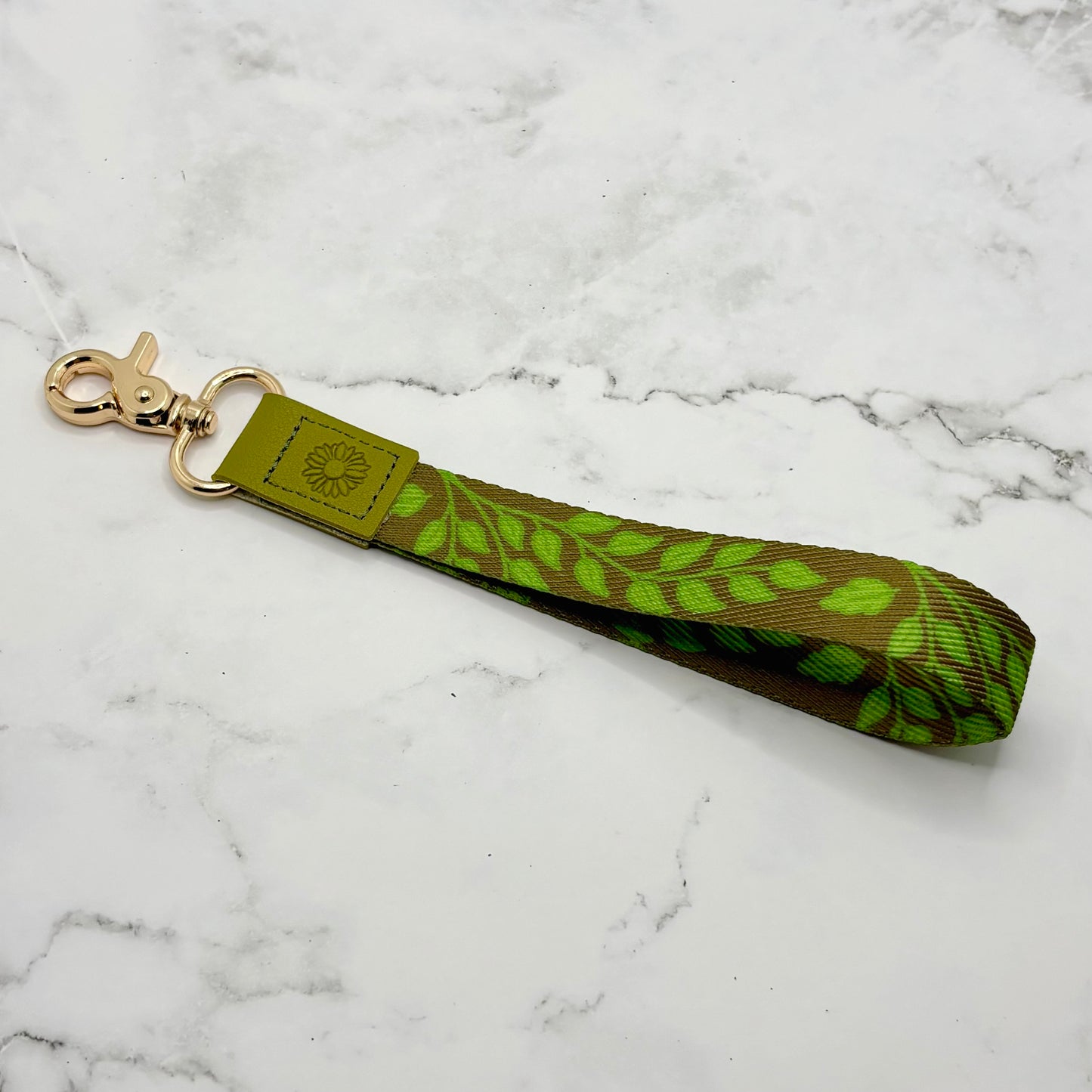 Green Leafy Lanyard