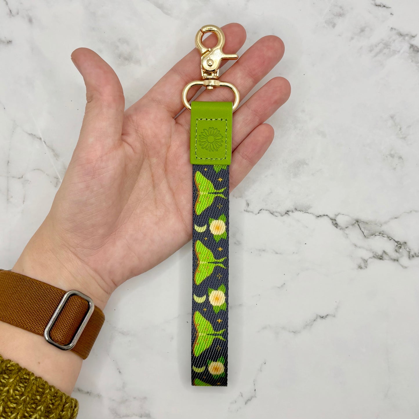Luna Moth Lanyard