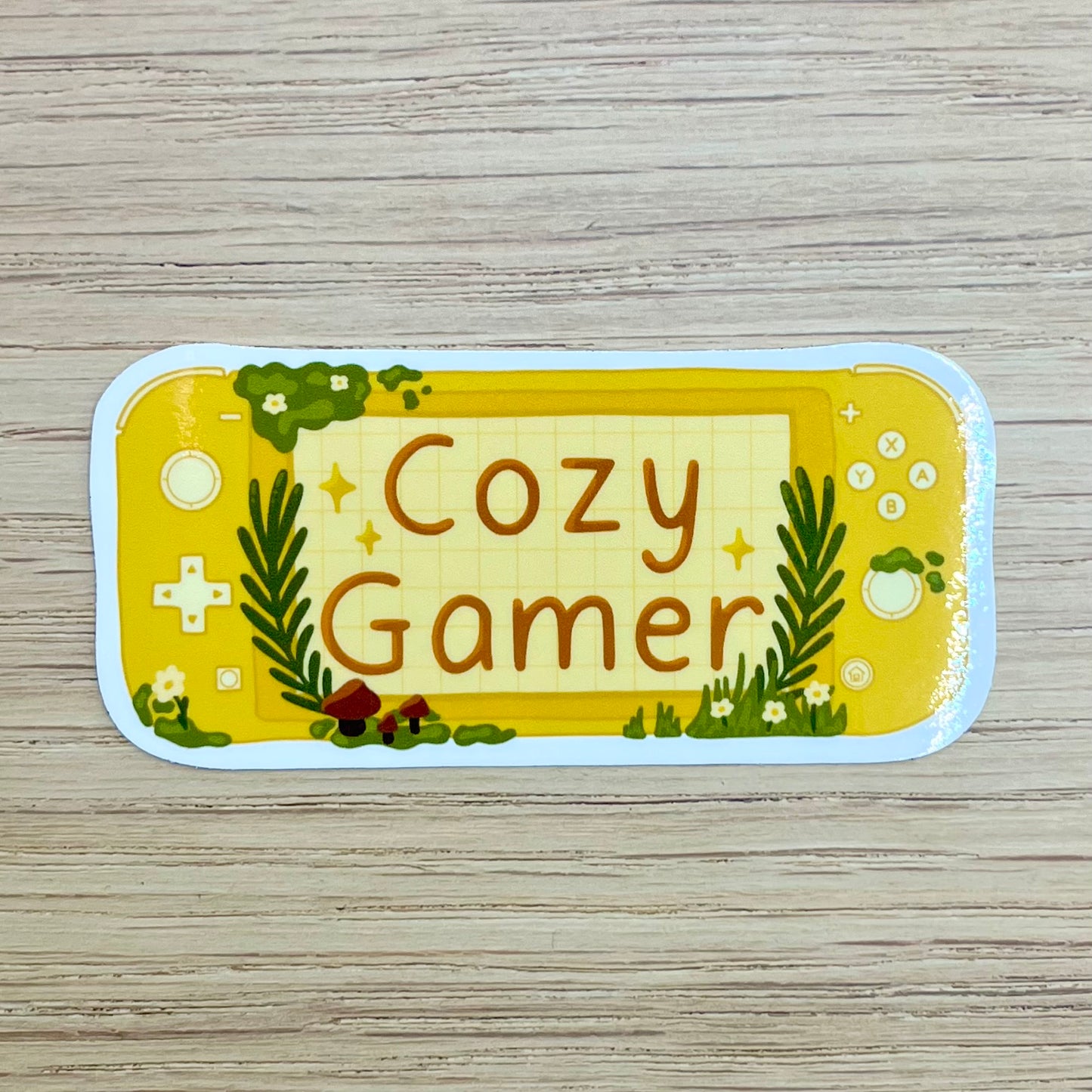 Cozy Gamer Switch Sticker