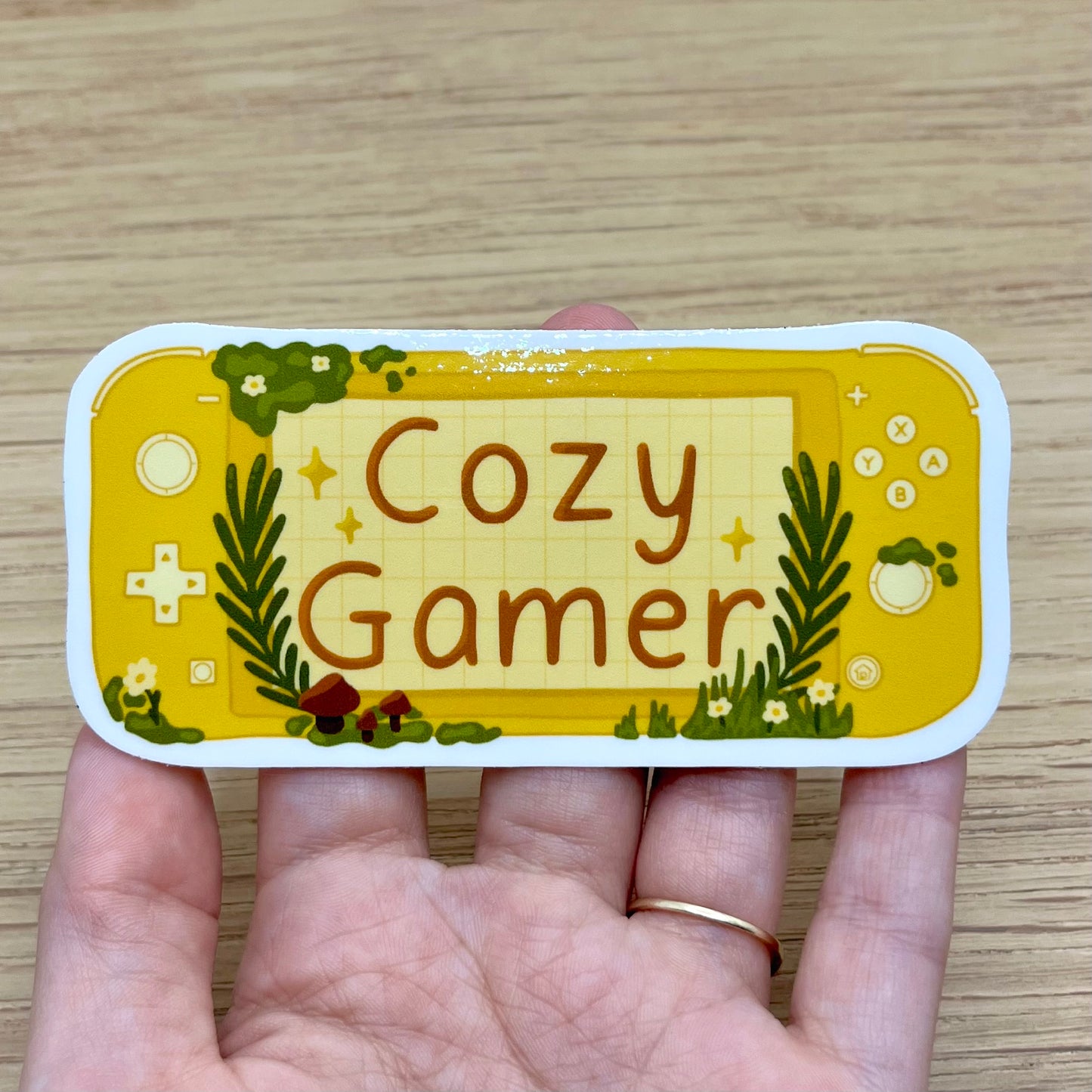 Cozy Gamer Switch Sticker