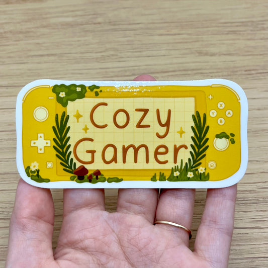 Cozy Gamer Switch Sticker