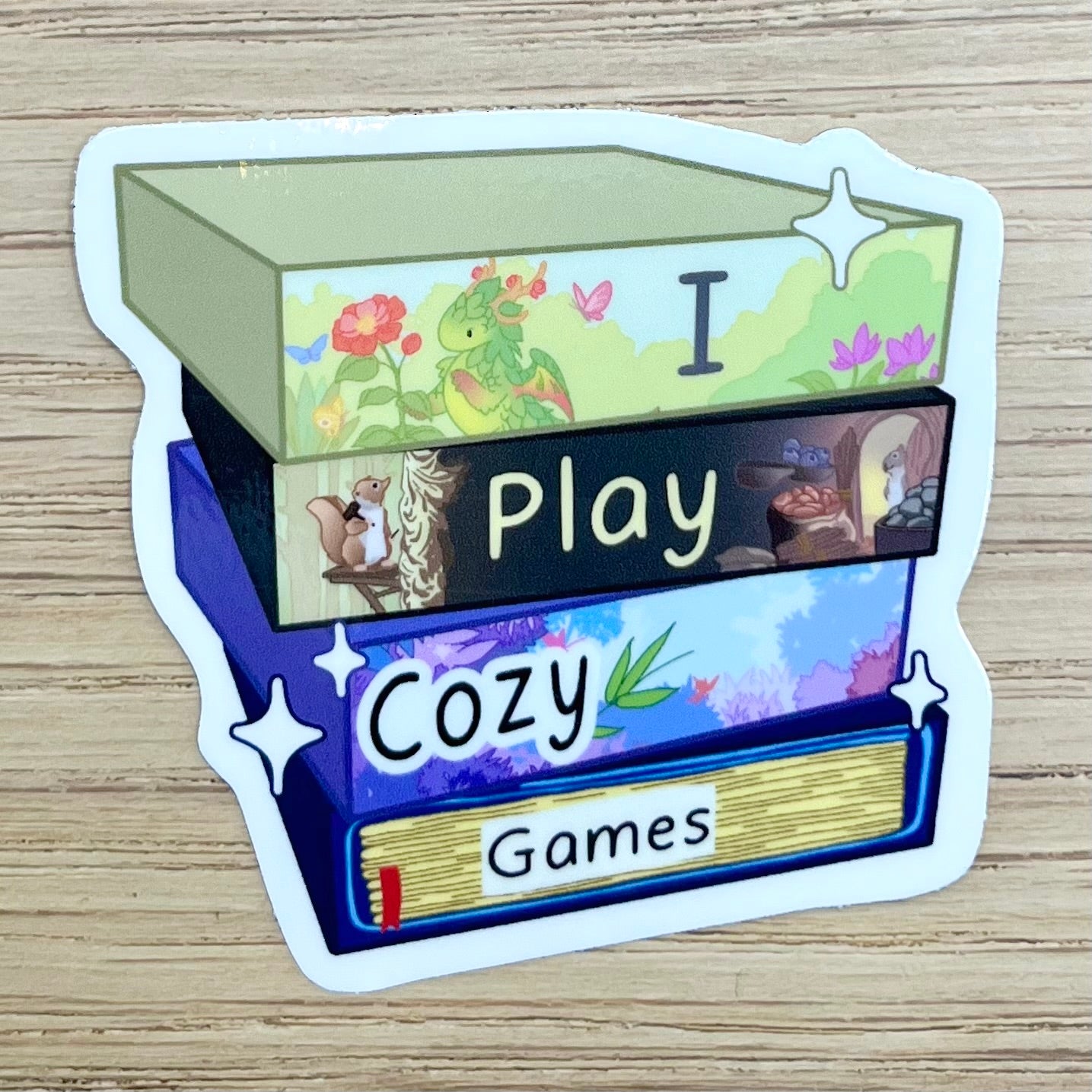 Cozy Board Games Sticker