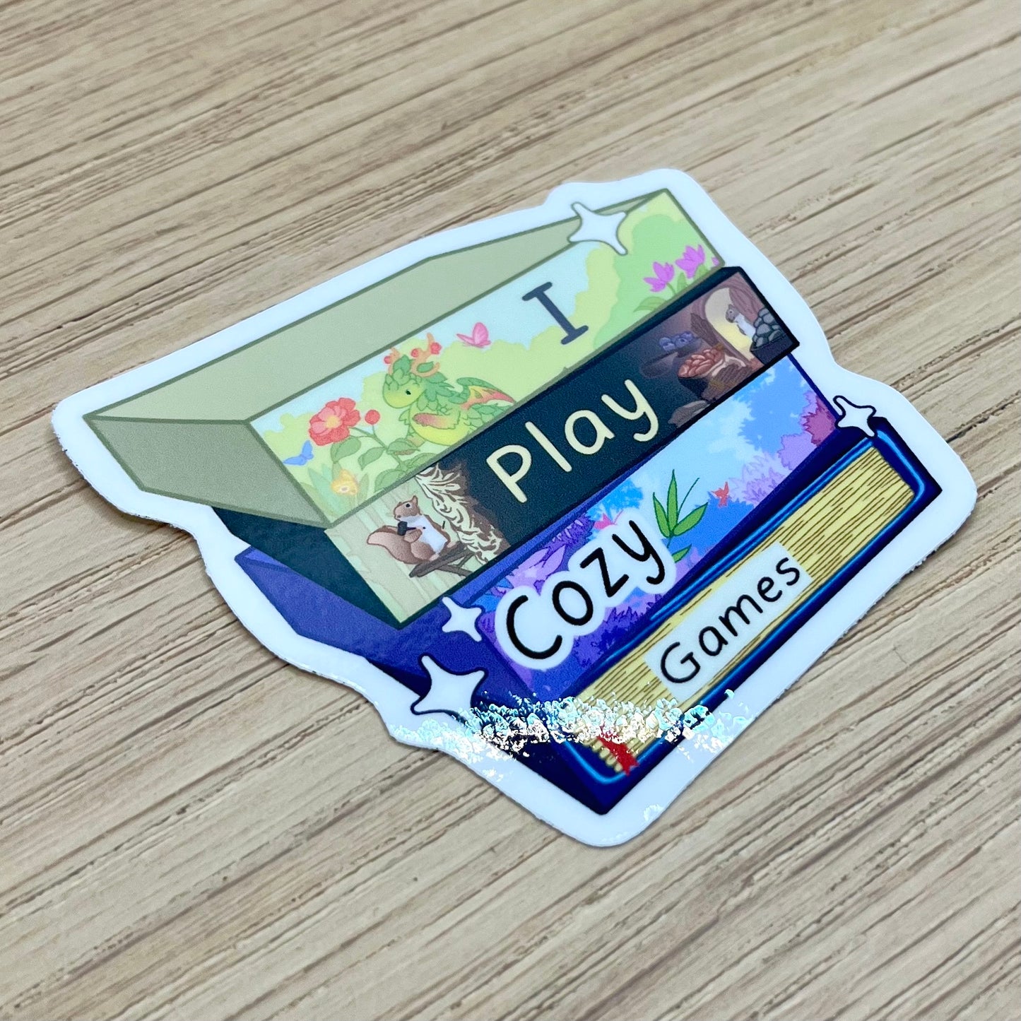 Cozy Board Games Sticker