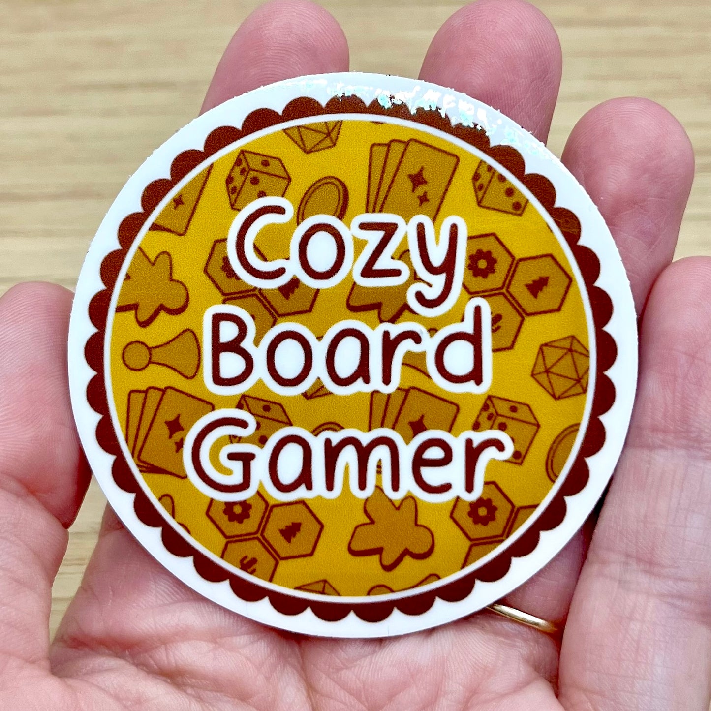 Cozy Board Gamer Sticker