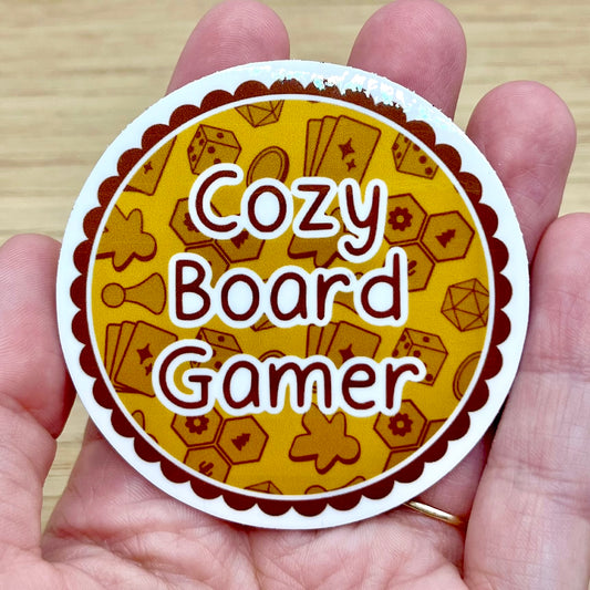 Cozy Board Gamer Sticker