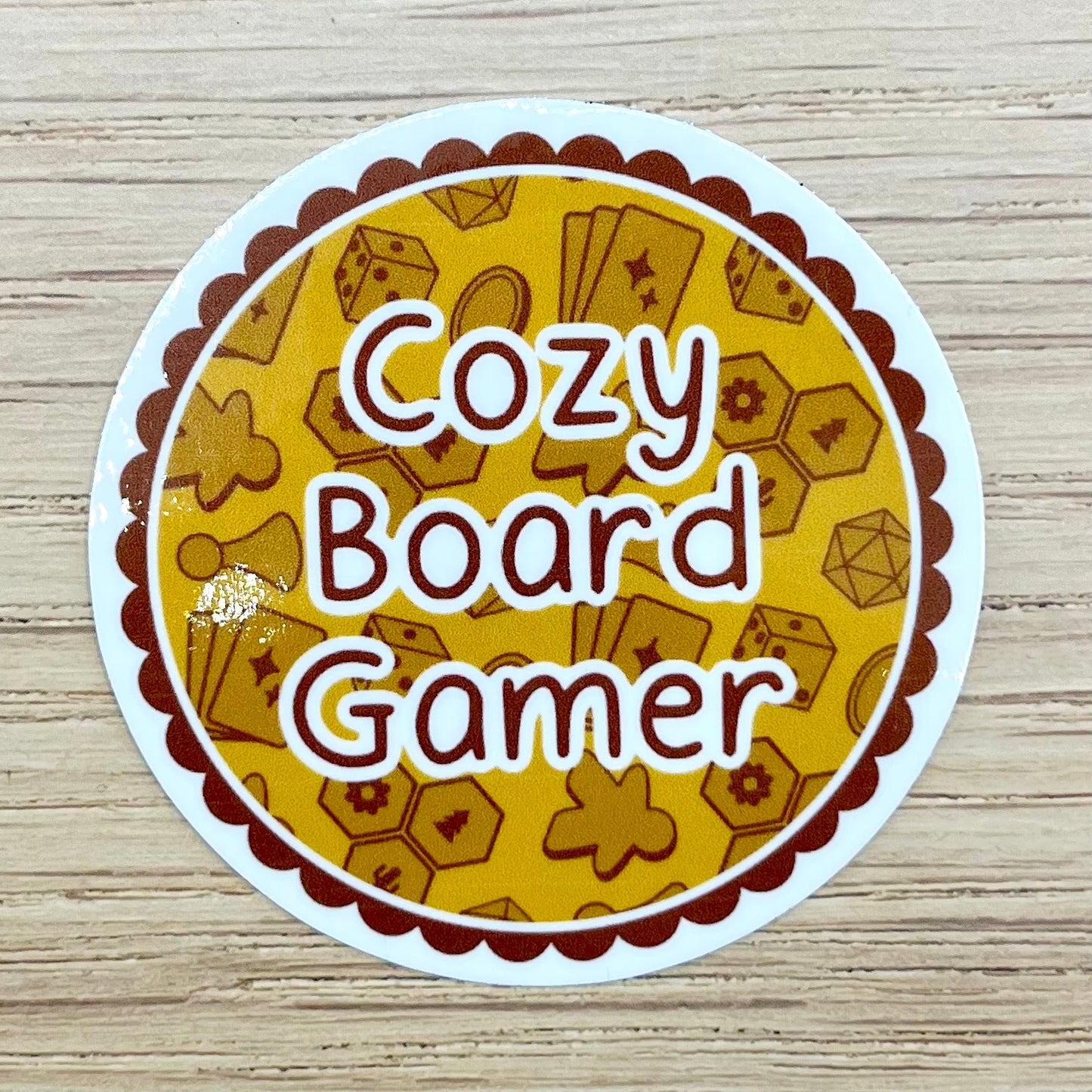 Cozy Board Gamer Sticker