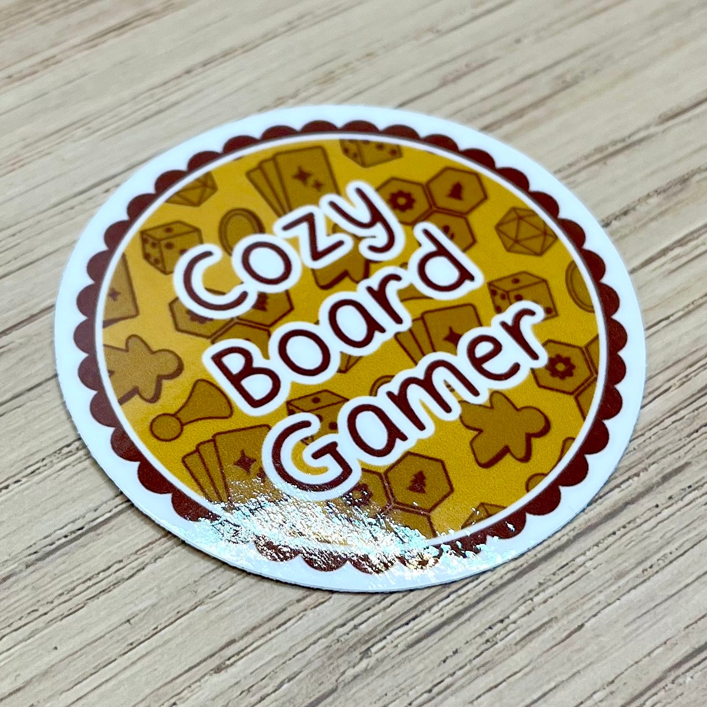Cozy Board Gamer Sticker