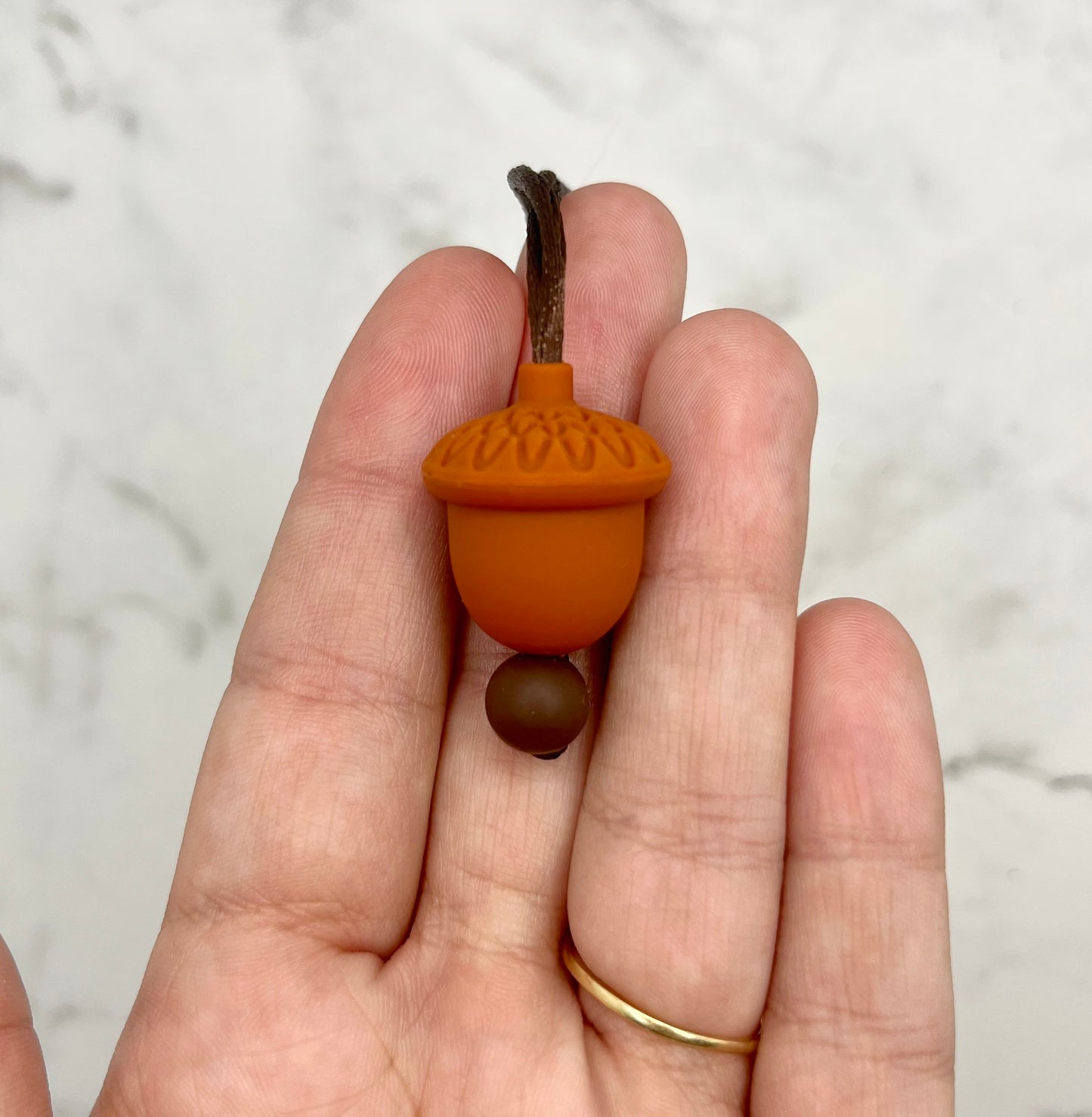 Acorn Fidget Chewelry Necklace