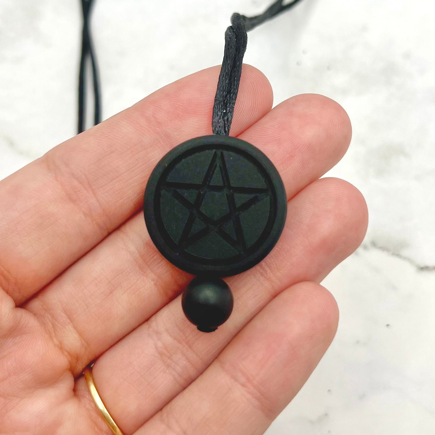 Pentacle Fidget Chewelry Necklace