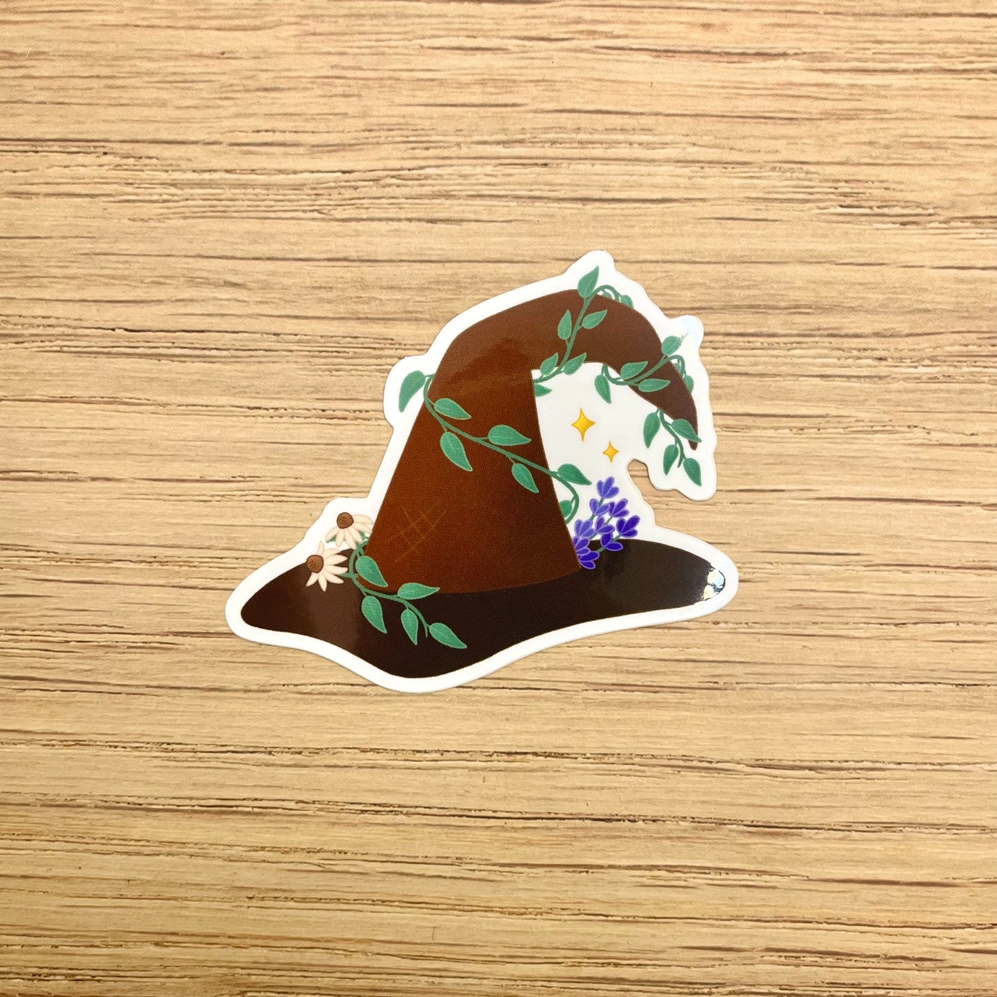 Earthy Witch Hat Sticker