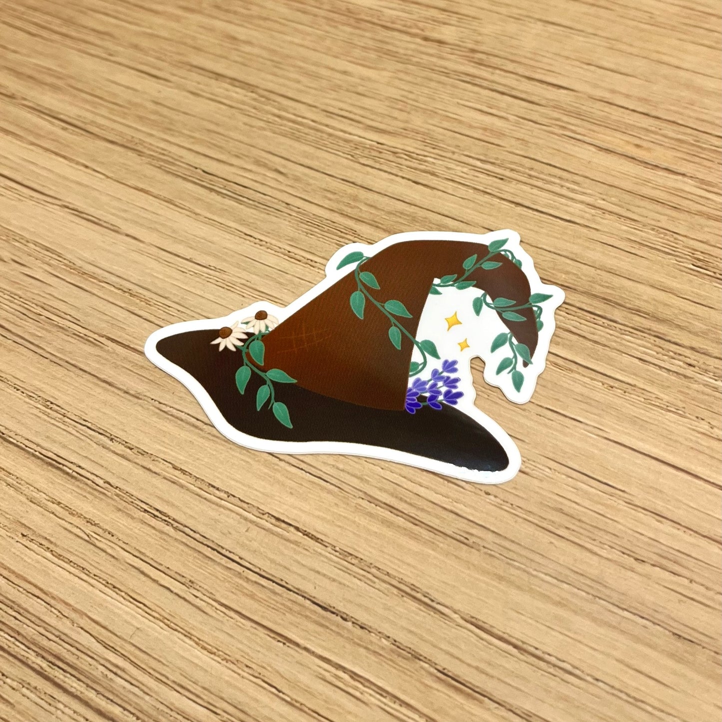 Earthy Witch Hat Sticker