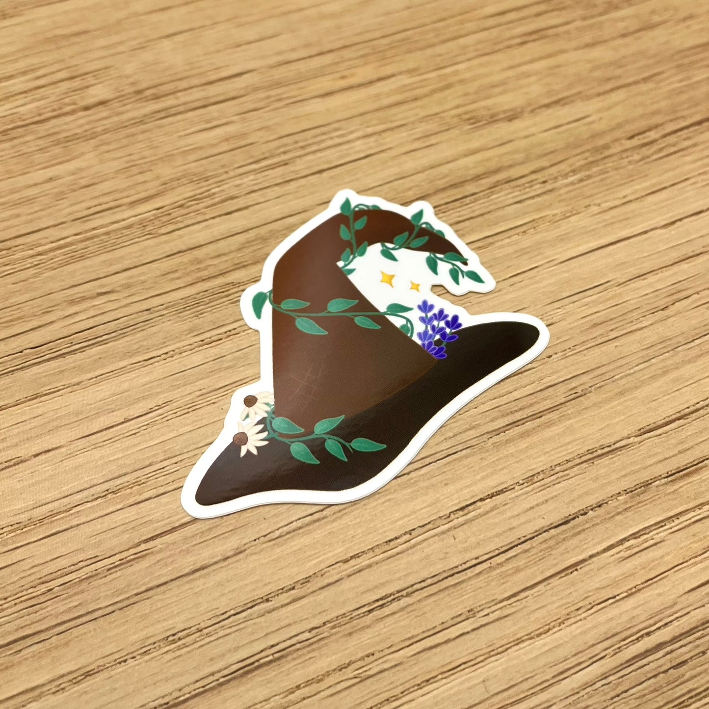 Earthy Witch Hat Sticker