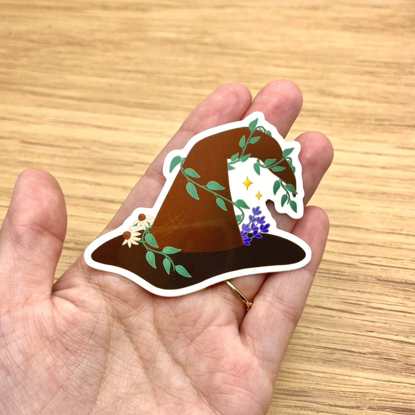 Earthy Witch Hat Sticker
