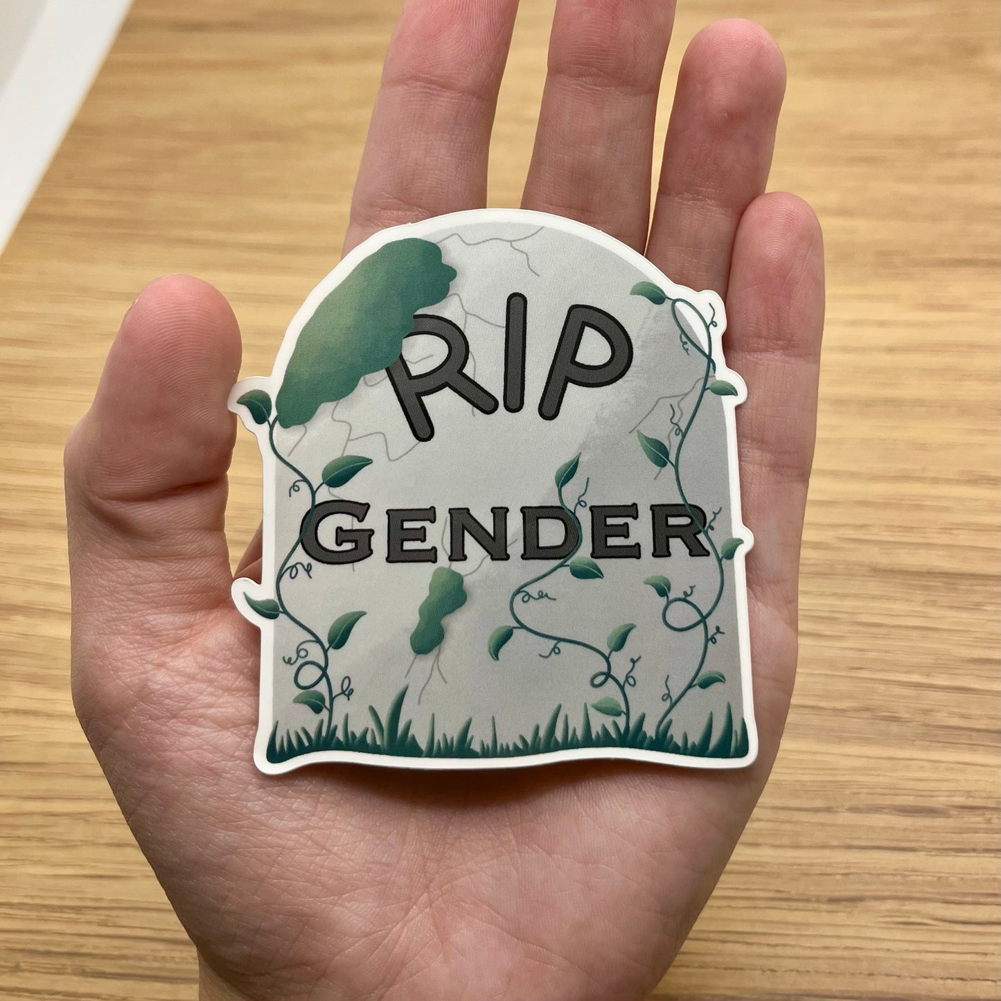 RIP Gender Sticker