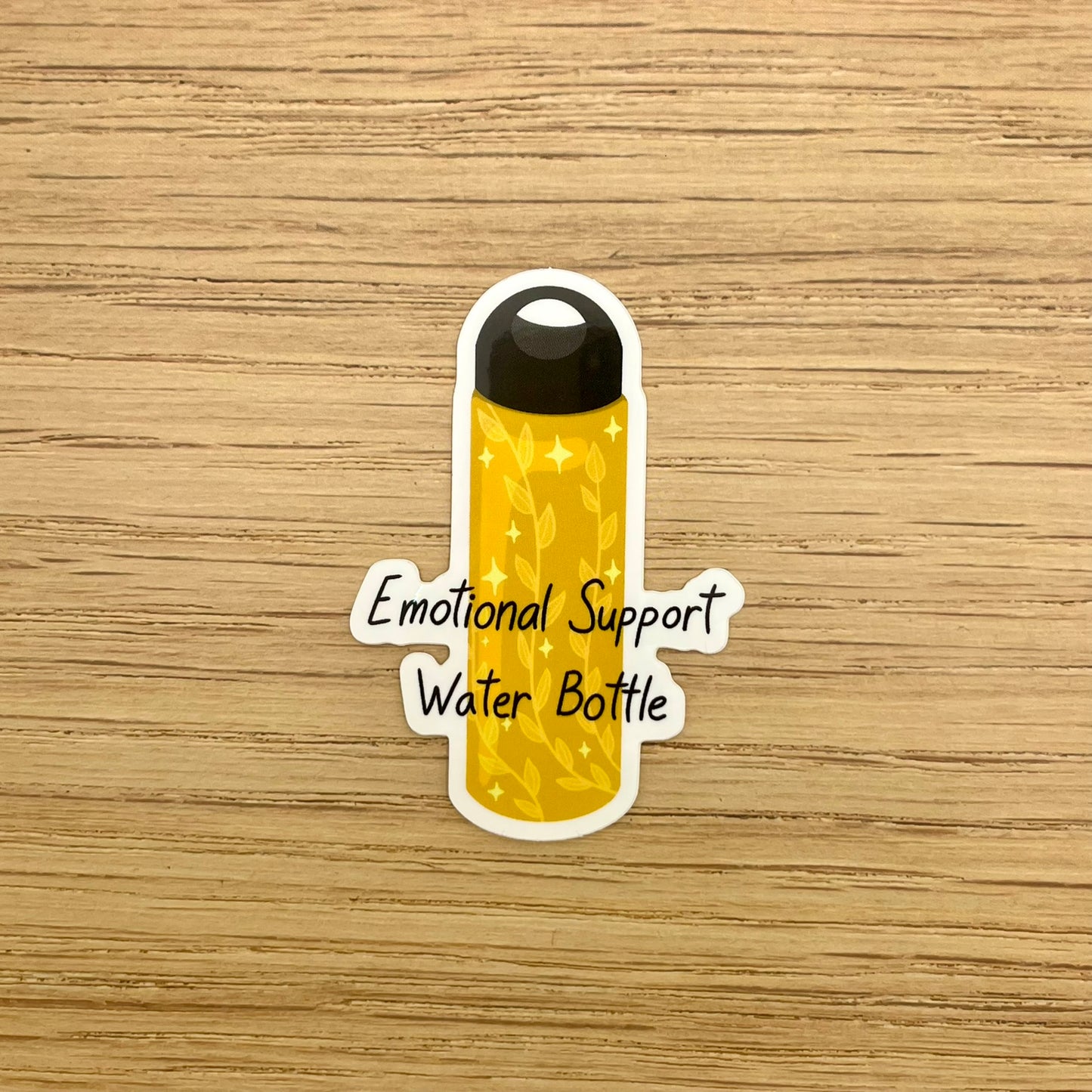 Emotional Support Water Bottle Sticker