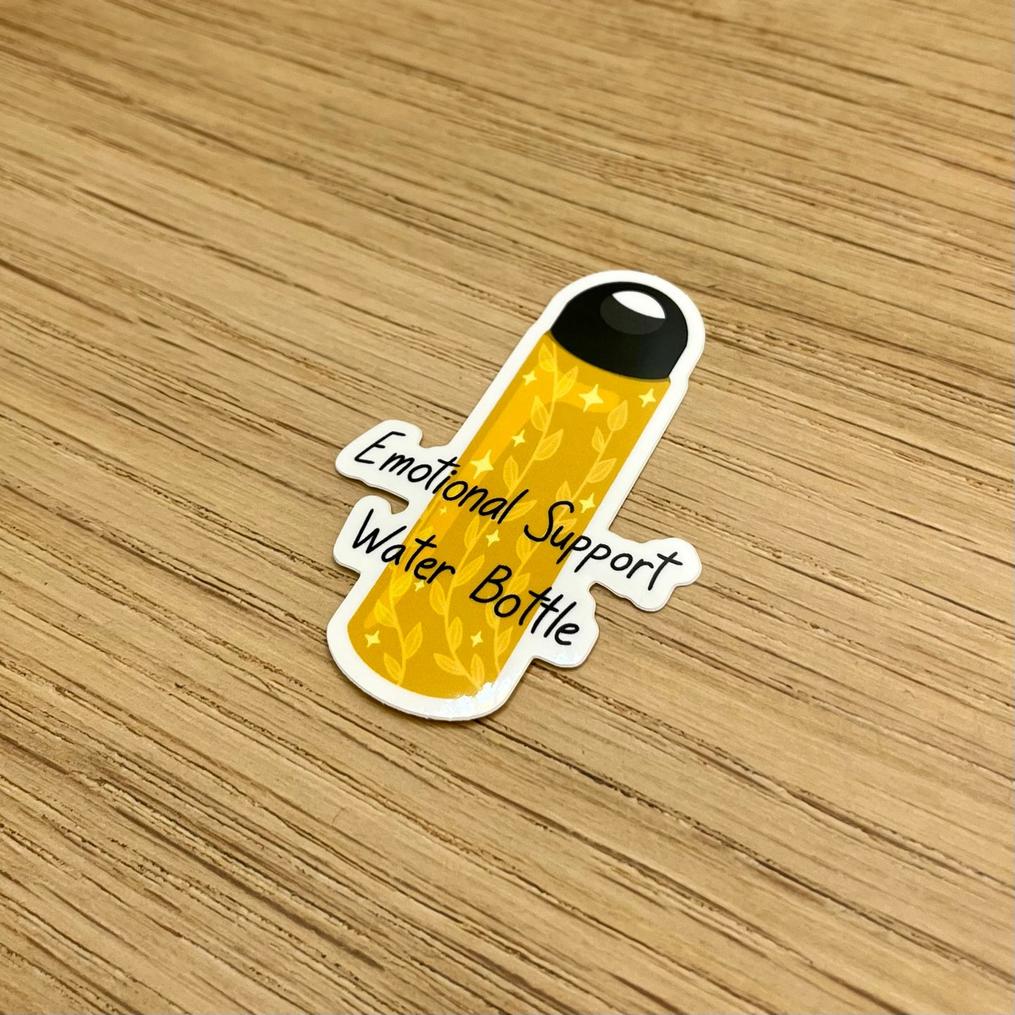 Emotional Support Water Bottle Sticker