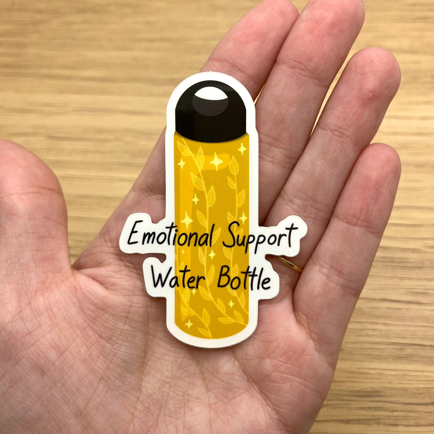 Emotional Support Water Bottle Sticker